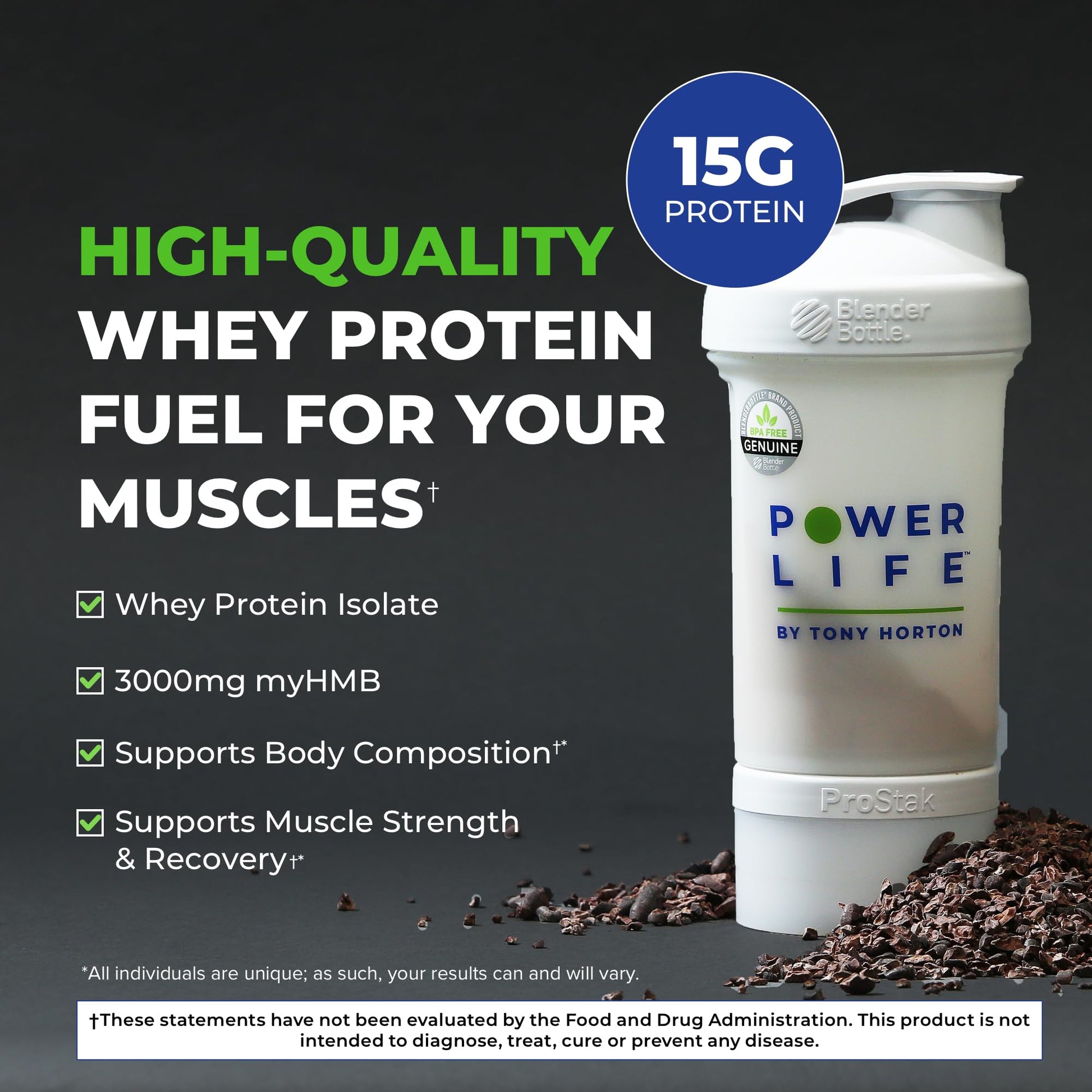 POWERLIFE Tony Horton High Impact Grass Fed Whey Protein with 3000 MG of HMB POWERLIFE buy supplements canada