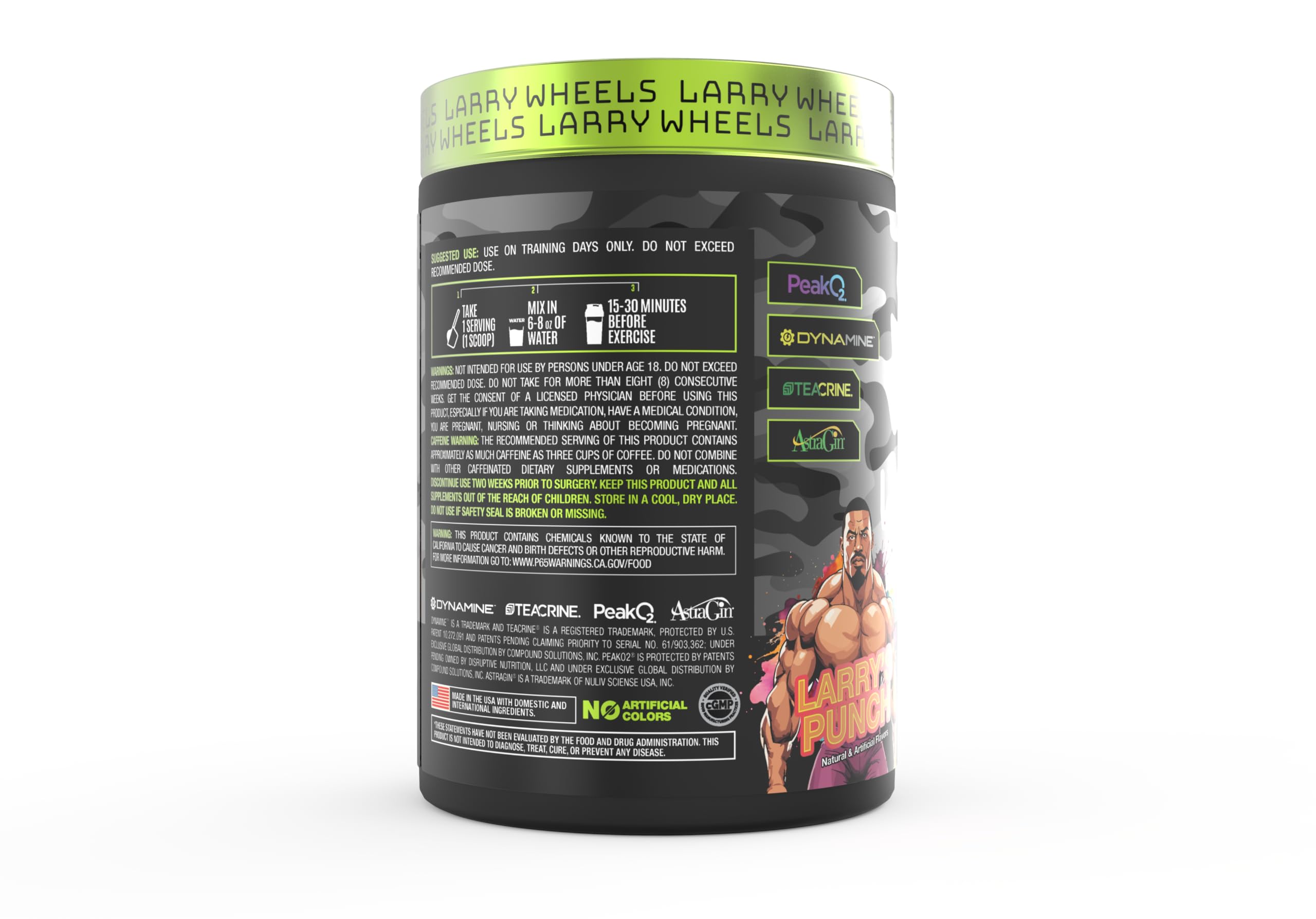 Larry Wheels' Pre Workout - Energy Drink Powder - Pre Workout Powder for Men & Women PR Sciences buy supplements canada