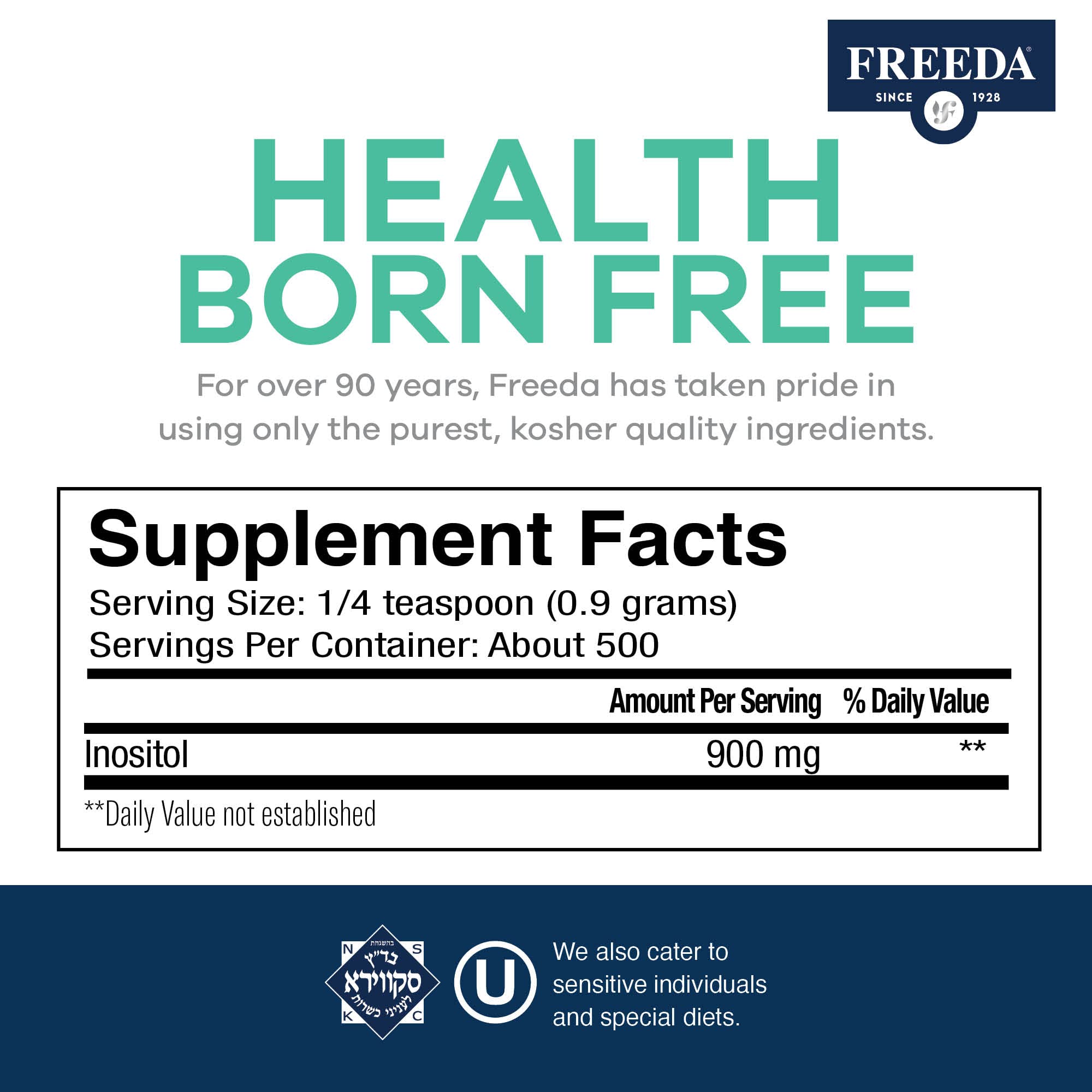 FREEDA Inositol Powder from Myo-Inositol - Hormone Balance for Women - PCOS Supple FREEDA buy supplements canada