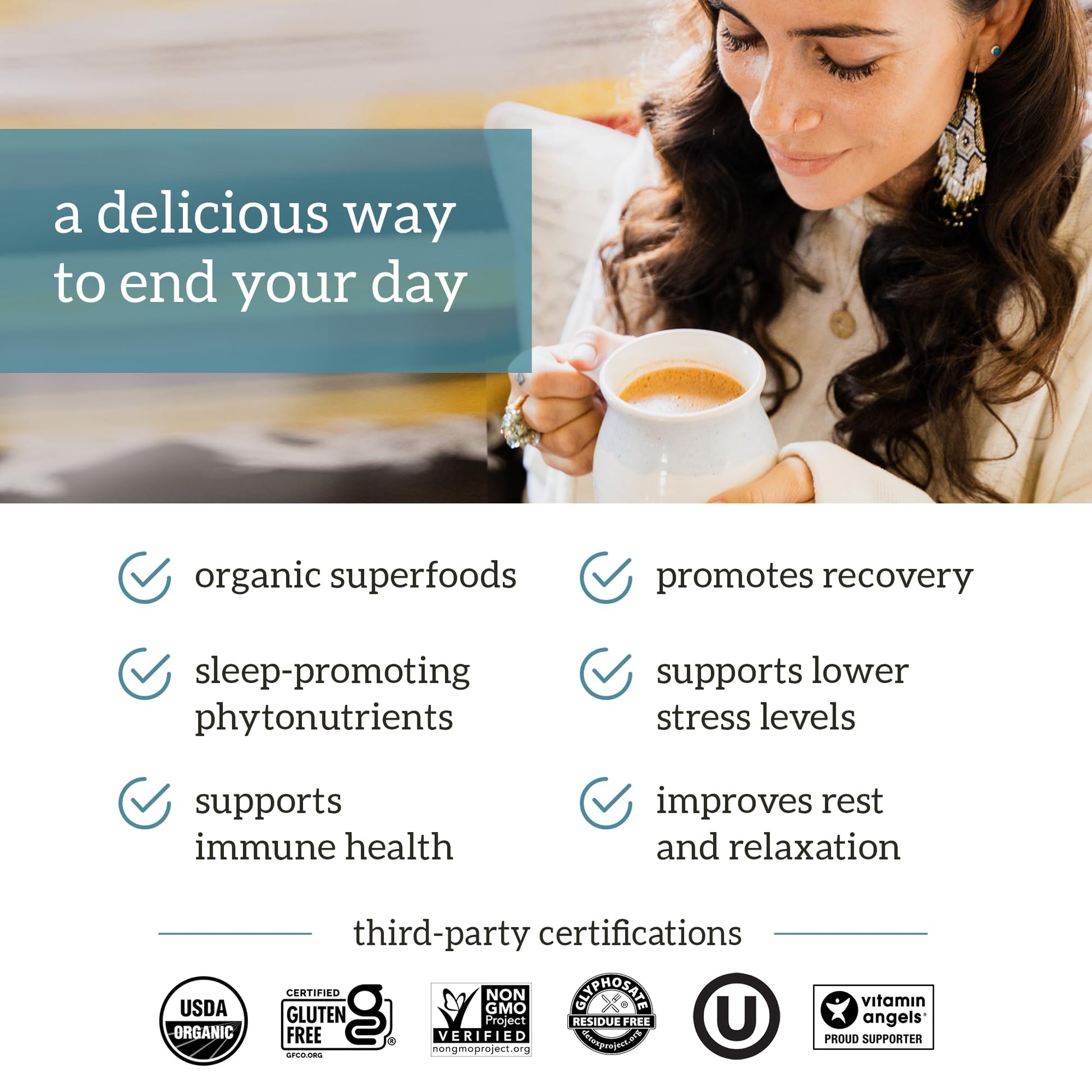 Organifi: Gold - Superfood Supplement Powder- 90 Servings (3 Pack) - Stress Support Organifi buy supplements canada