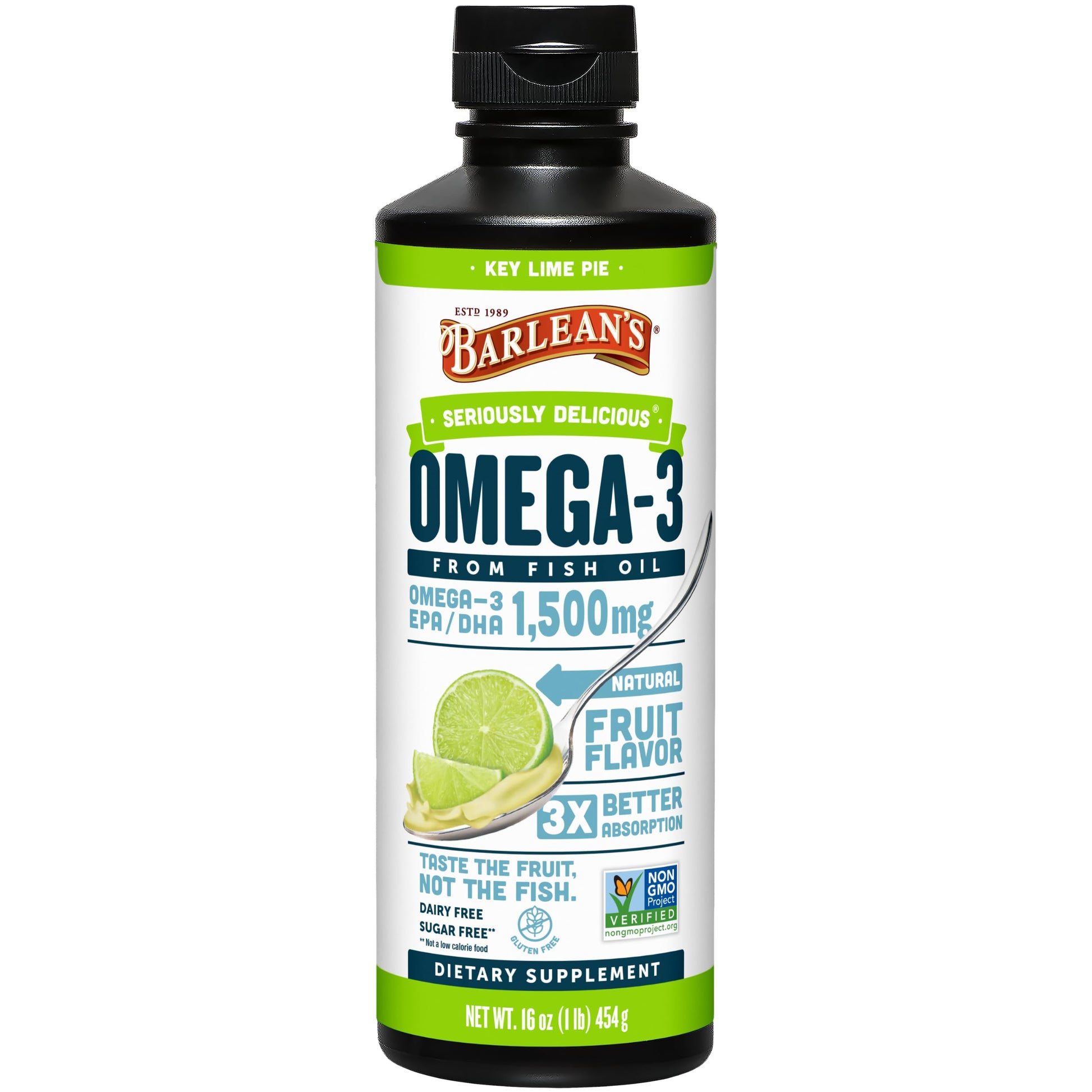 Barlean's Omega 3 Fish Oil Liquid Supplement for Men and Women, 1500mg of EPA and DHA Fatty Acid, Promotes Brain & Heart Health Barlean's buy supplements canada
