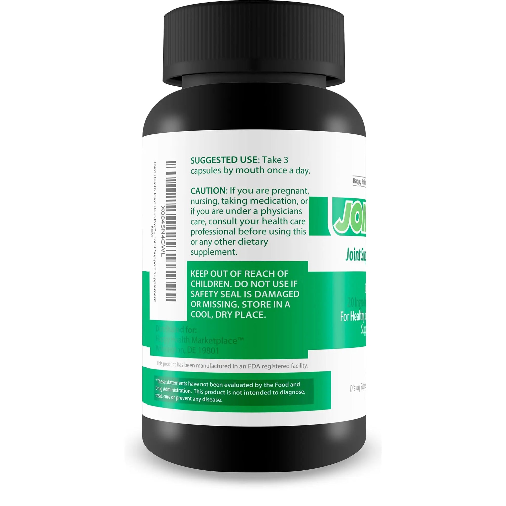 Joint Health Hero Pro - Our Best Joint & Bone Support Supplement - Turmeric - Vitamin D - Vitamin C - for Knees, Hips, Hands, Feet, Back, Neck, and More - Our Best Vitamin D Formula Happy Health Marketplace buy supplements canada