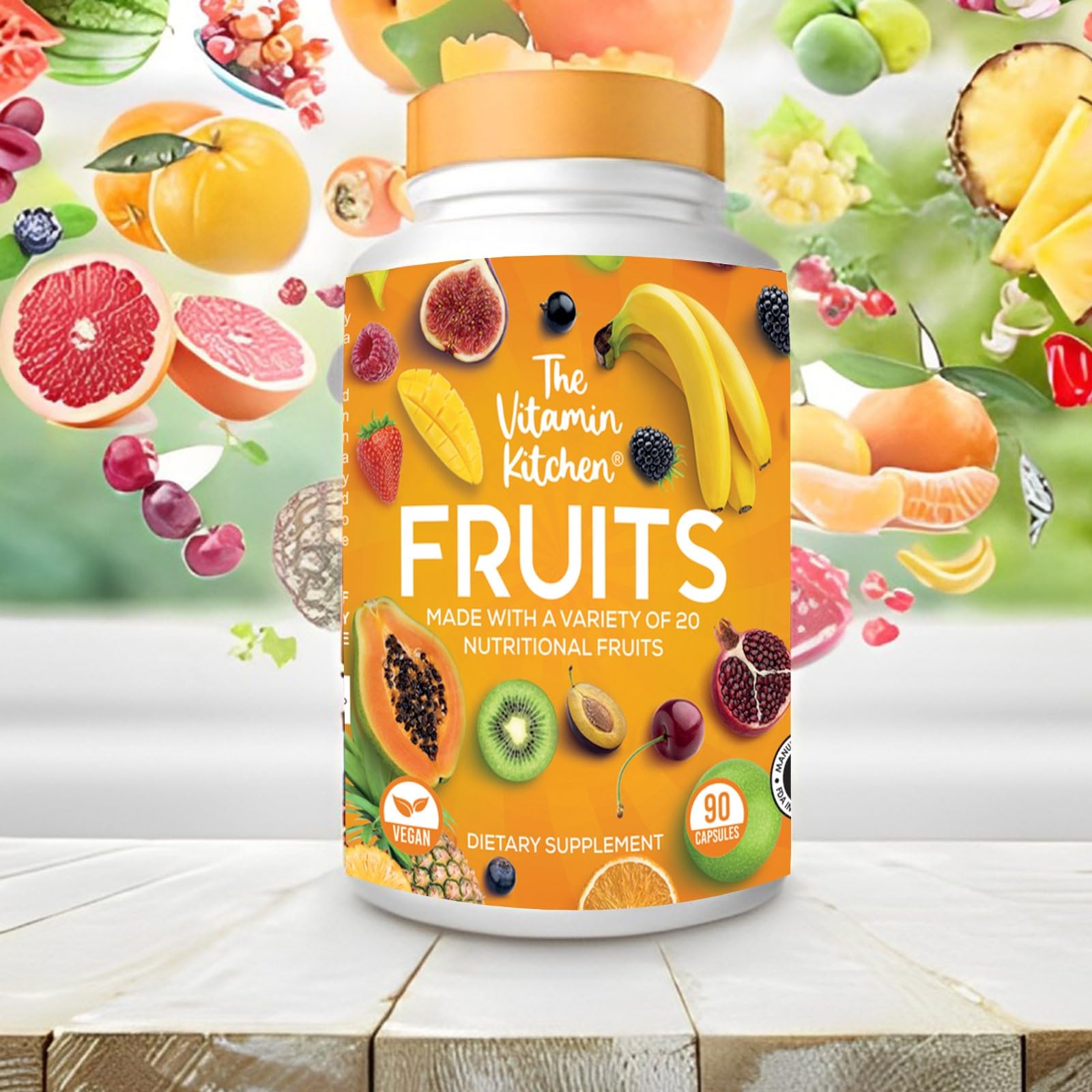 The Vitamin Kitchen Fruit and Veggie Supplements-90 Fruits, 90 Veggies Capsules The Vitamin Kitchen buy supplements canada