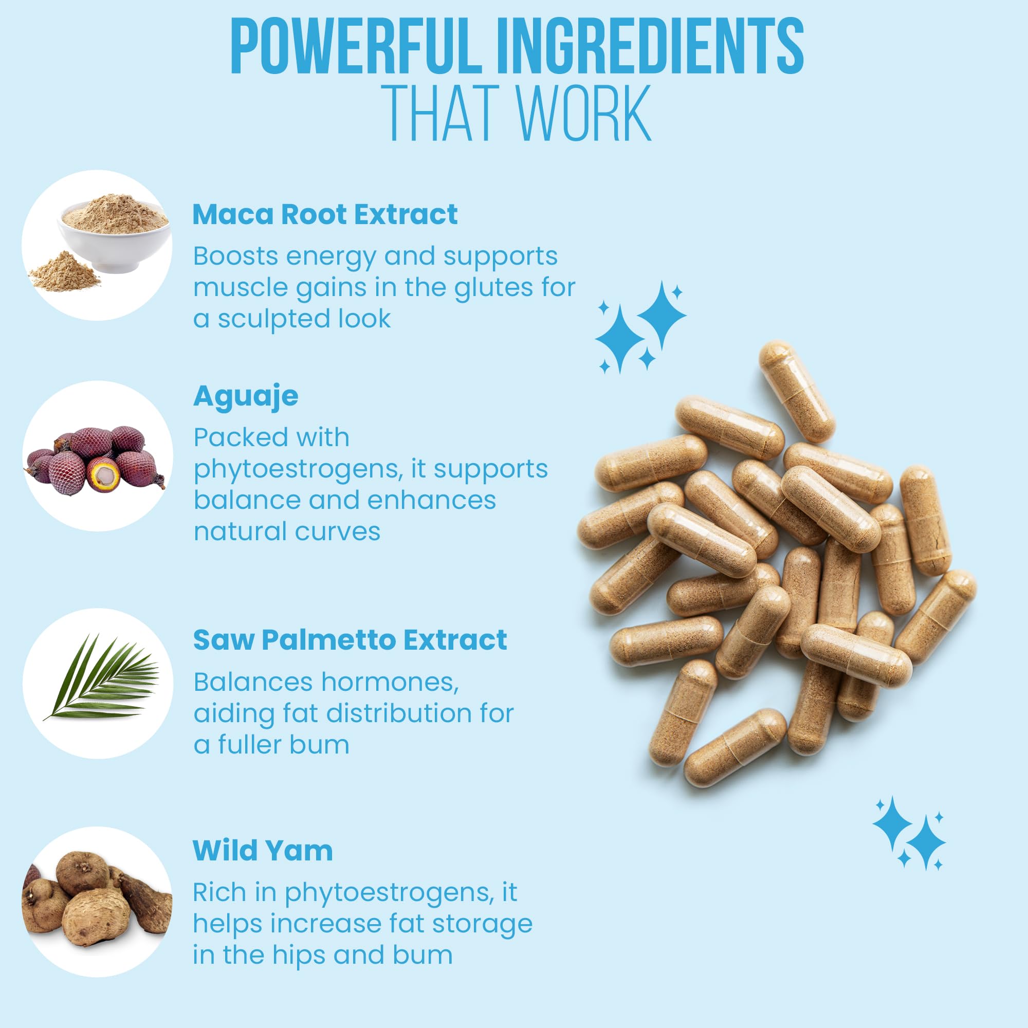 ProLab Organics InstaBum Bum Enhancement Pills – Lift, Shape, and Fill Glutes – Fast Growth for Bigger Butt and Hips – No Gummies. Visible Results in 1-2 Weeks ProLab Organics buy supplements canada