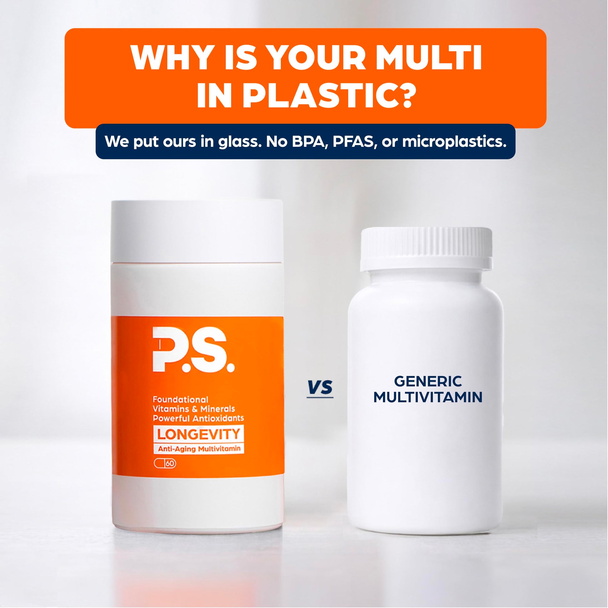 PS Longevity Supplement – Anti-Aging Multivitamin for Men & Women – Premium Methylated B Vitamins, CoQ10, NR, Urolithin A & Natural Antioxidants – Cellular Health, Energy & Memory – 2 Month Supply PS buy supplements canada