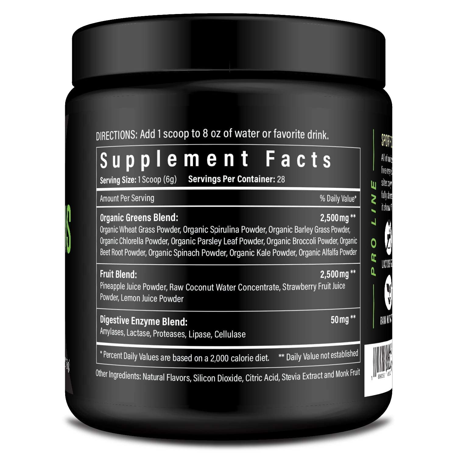 Sport Formula 99 Organic Greens Superfood Powder, Cold Pressed Vegan and Keto Powder, Non-GMO, Low Calorie Daily Green Juice Powder Sport Formula 99 buy supplements canada
