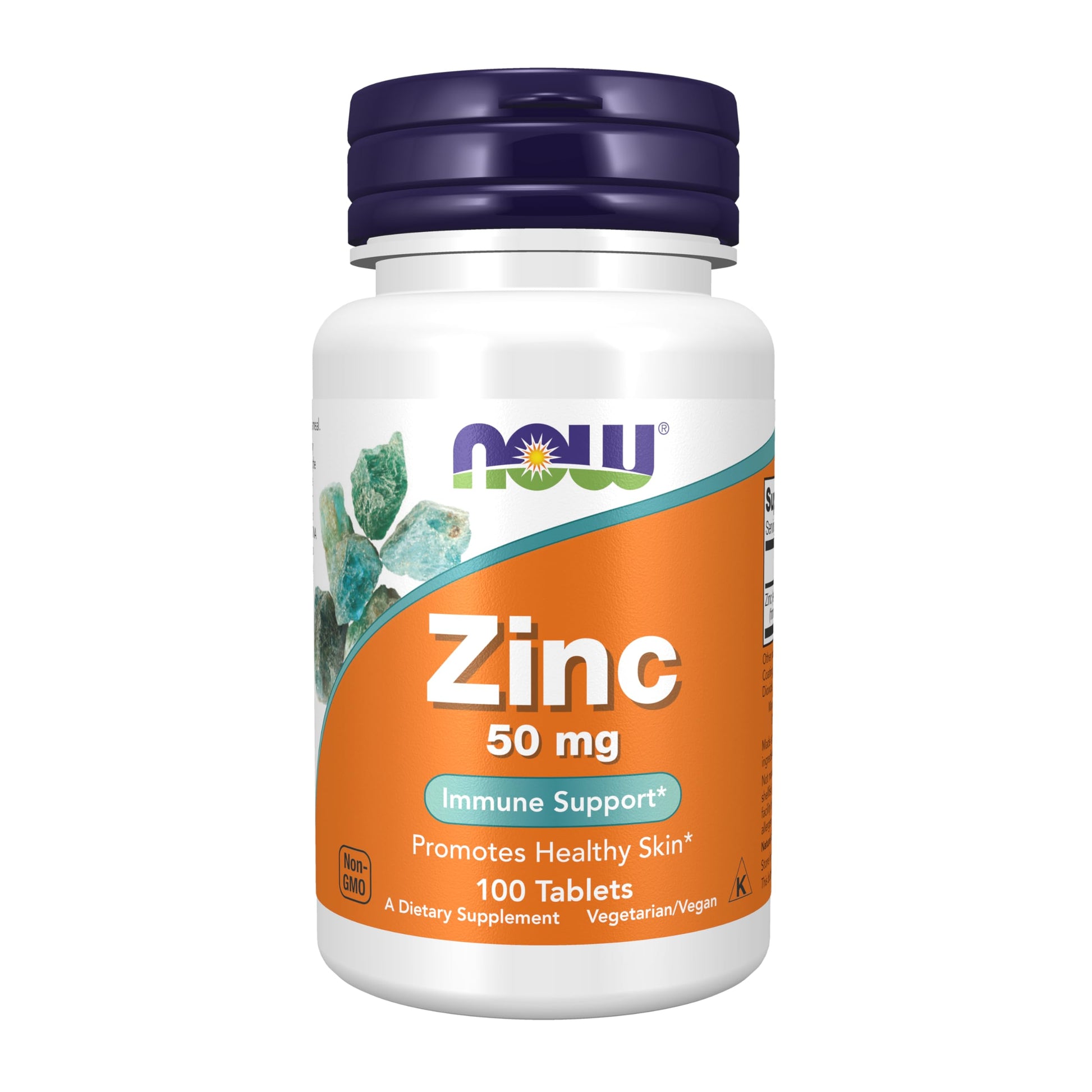 NOW Foods Supplements, Zinc (Zinc Gluconate) 50 mg, Supports Enzyme Functions*, Immune Support*, 100 Tablets NOW Foods buy supplements canada