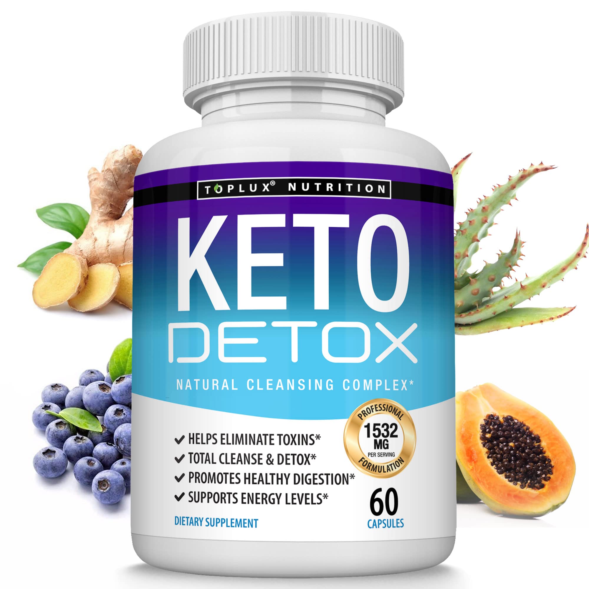 Toplux Keto Detox Pills Advanced Cleansing Extract – 1532 Mg Natural Acai Colon Toplux buy supplements canada