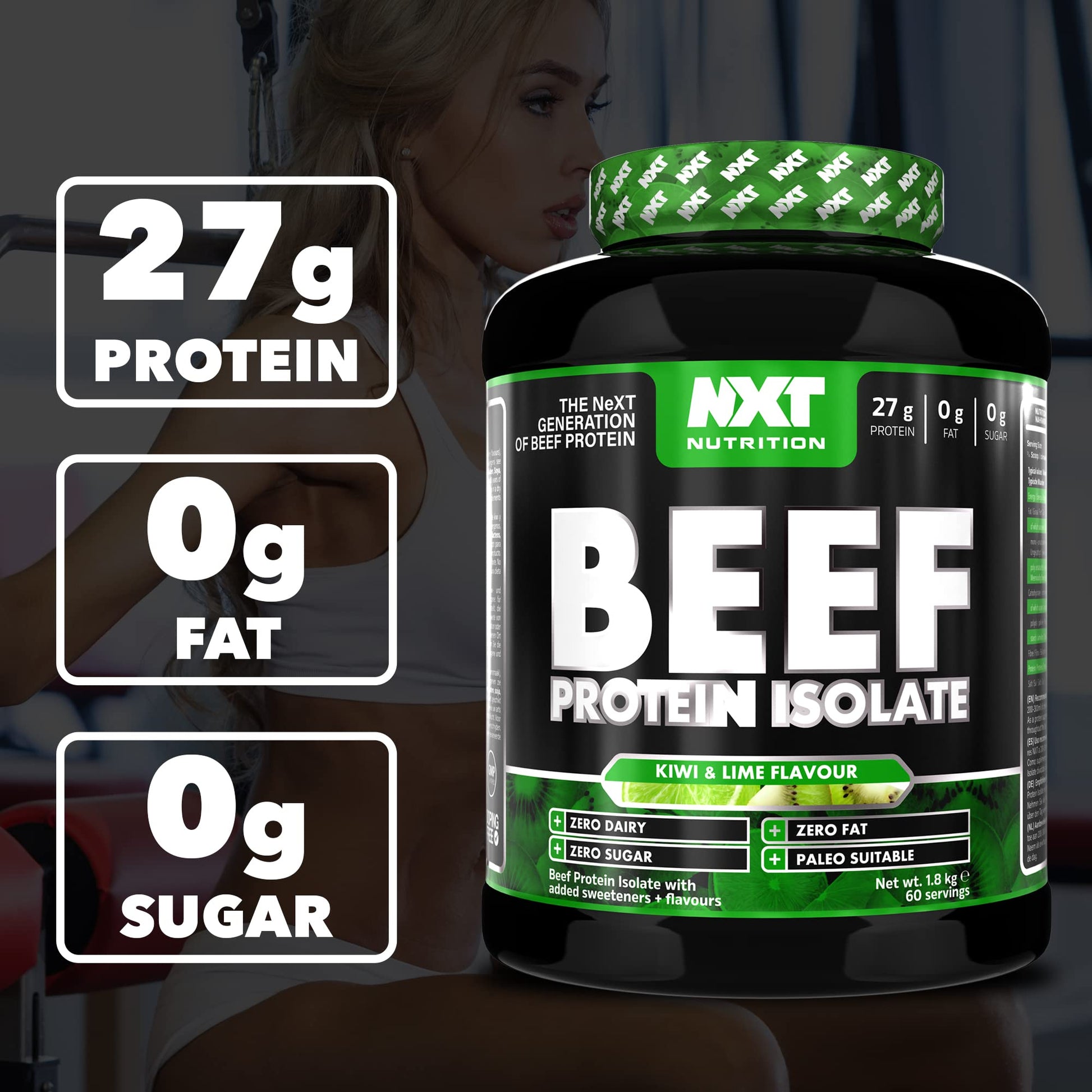 NXT Nutrition Beef Protein Isolate Powder - Protein Powder High in Natural Amino Acids NXT Nutrition buy supplements canada