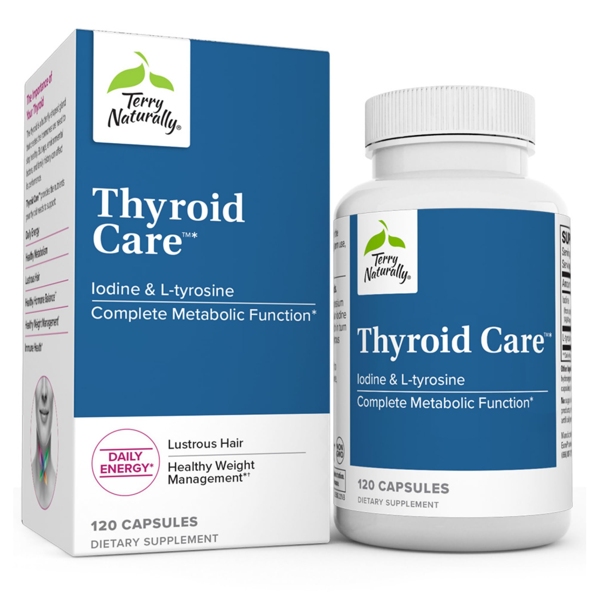 Terry Naturally Thyroid Care - 120 Capsules - Complete Metabolic Function - with Iodine Terry Naturally buy supplements canada