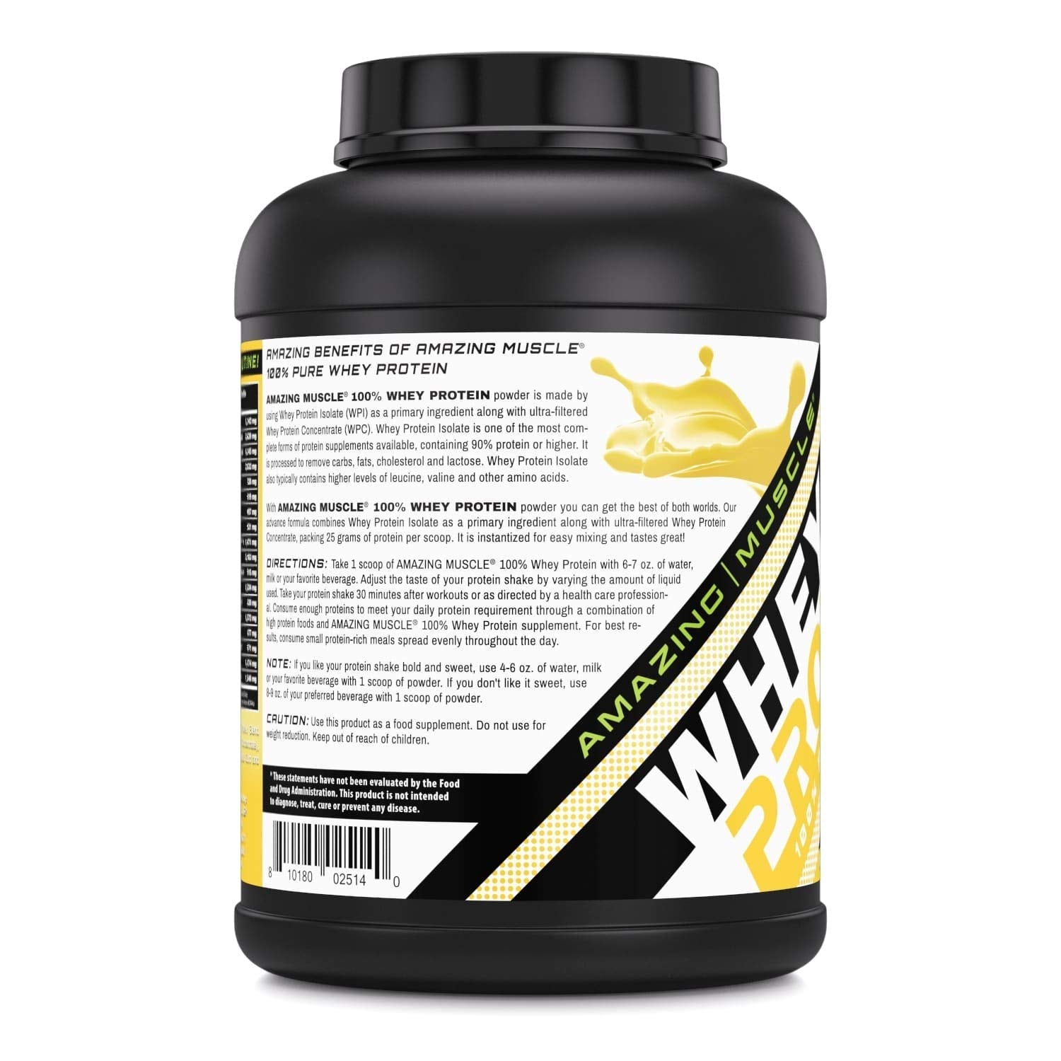 Amazing Muscle 100% Whey Protein Powder *Advanced Formula with Whey Protein Amazing Nutrition buy supplements canada