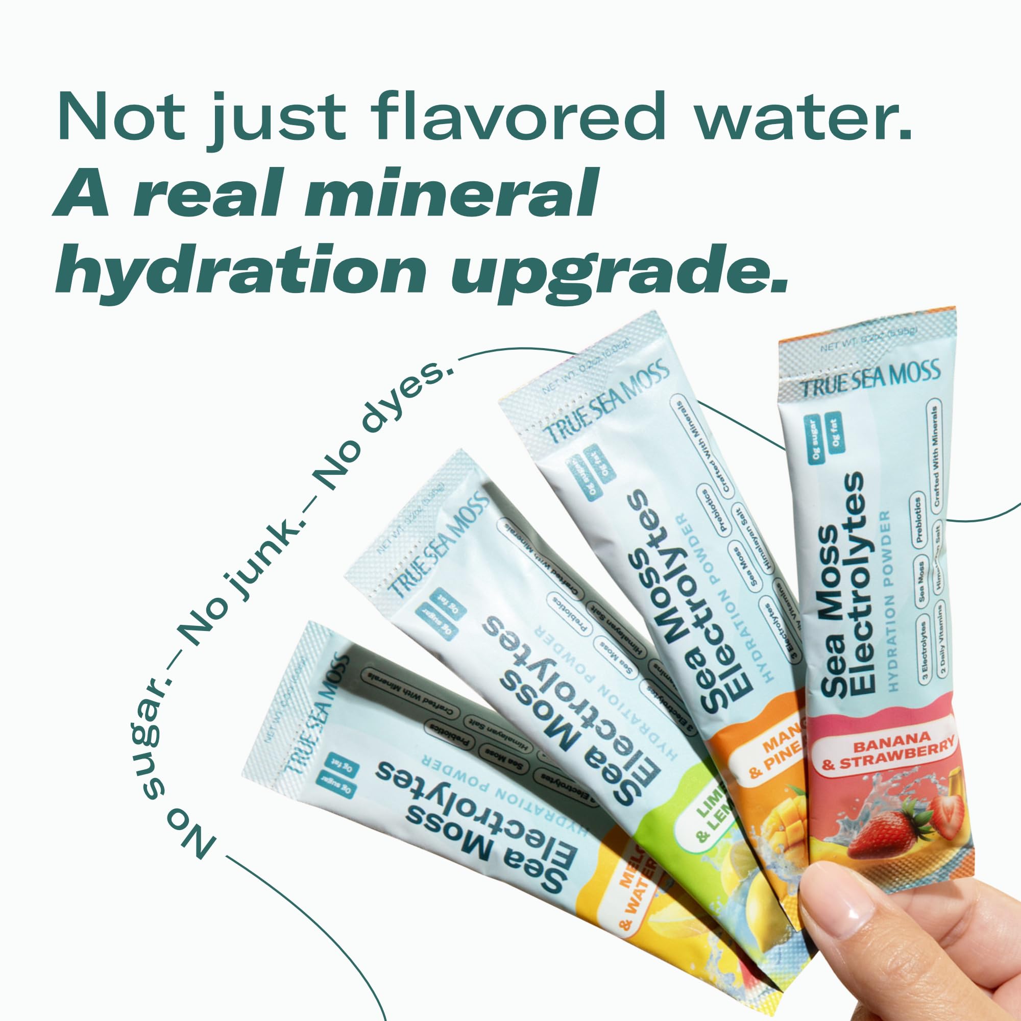 TrueSeaMoss Electrolytes Powder Packets – Made in USA – 16 Stickpacks – Hydration Powder with Sea Moss with Potassium – No Sugar Drinks – Variety Pack TrueSeaMoss buy supplements canada