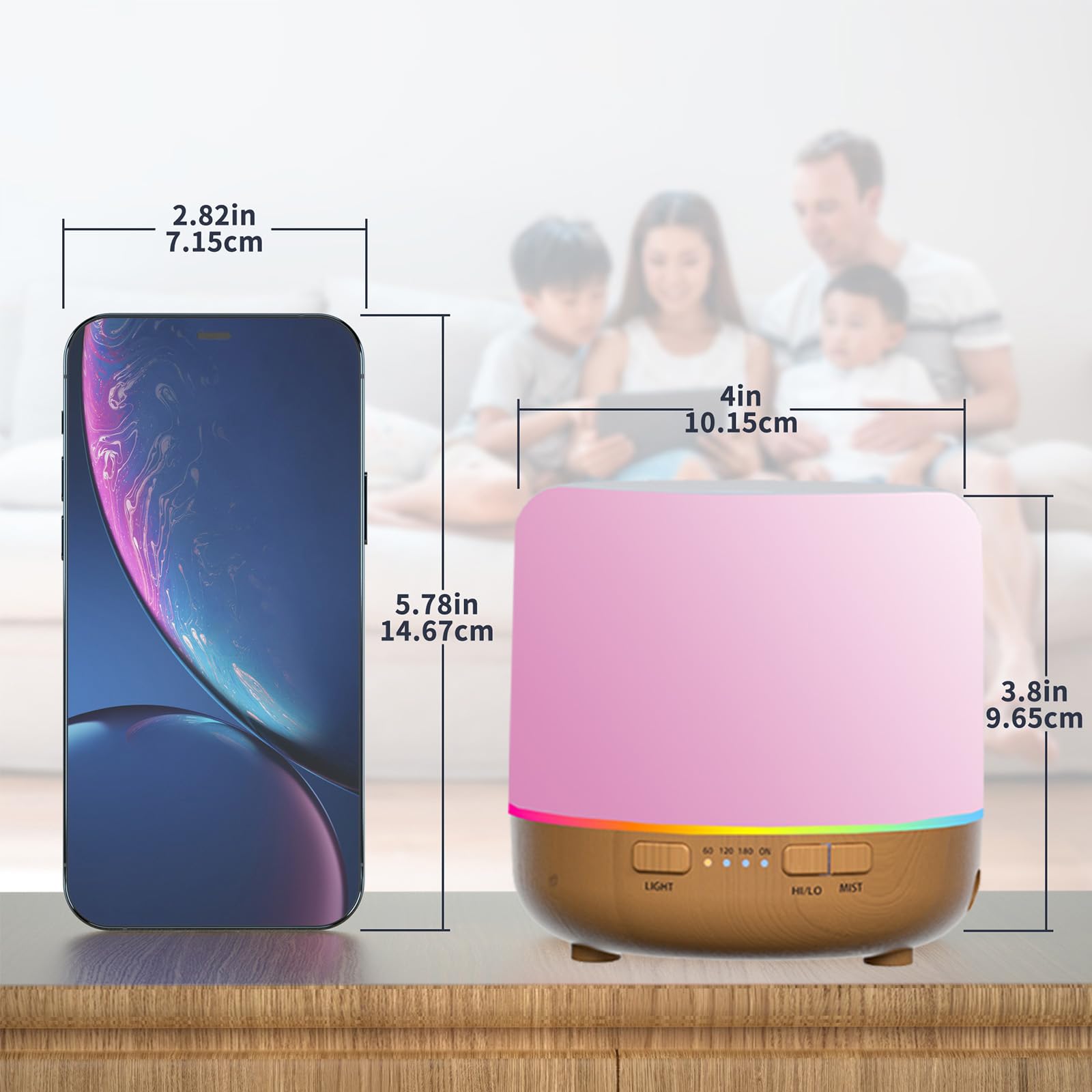 Otheya Scent Essential Oil Diffuser 2 Pack Max 200 ML Ultrasonic Cool Mist Humidifiers and Aromatherapy Otheya buy supplements canada