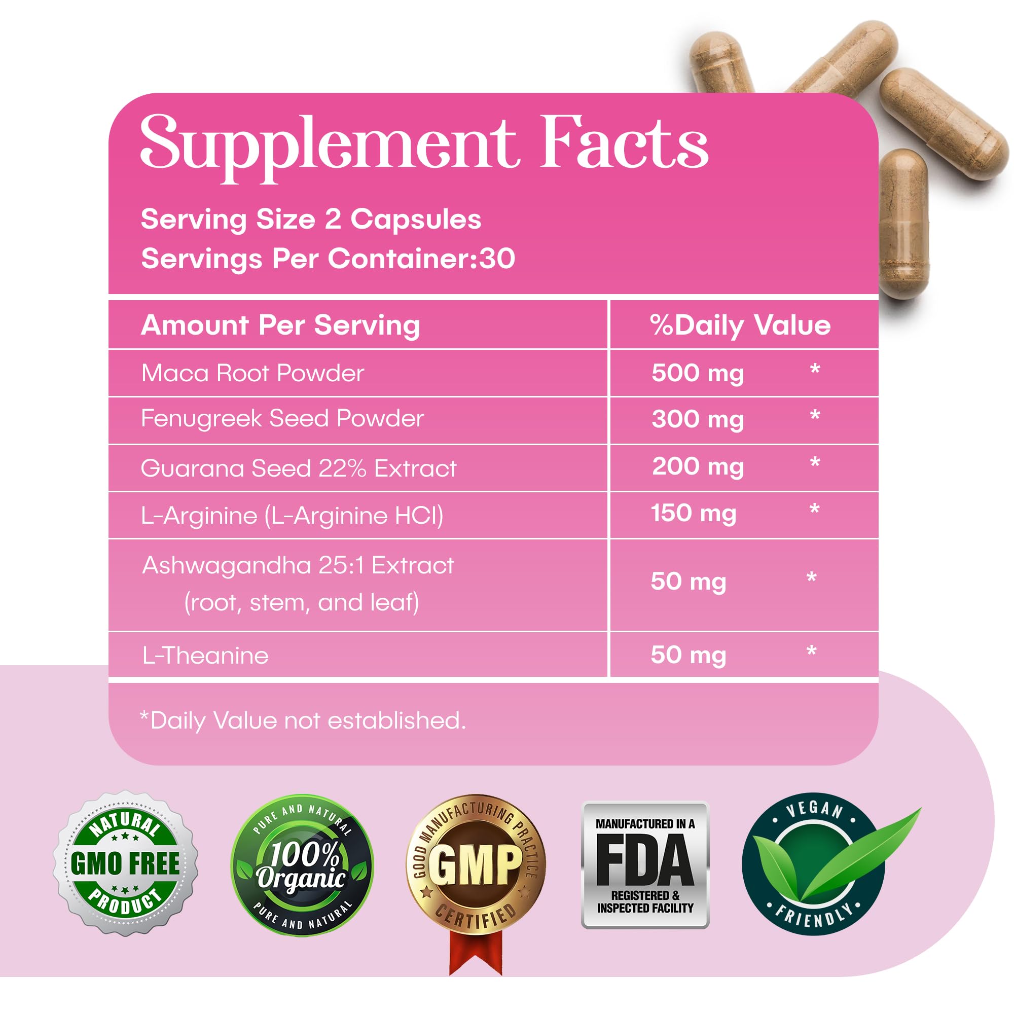 Waòm Wellness Crave – Women’s Desire Booster with Maca, Ashwagandha & L-Theanine – Natural Energy, Mood & Hormone Balance Support – 60 Vegan Capsules Waòm Wellness buy supplements canada