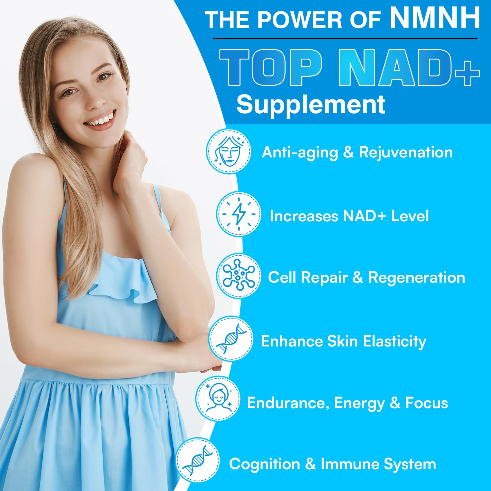 Kaumipor NMNH (Dihydronicotinamide Mononucleotide) NMN Alternative Supplement, 500 mg Per Serving NAD Supplement to Boost NAD+ Levels, for Anti Aging, Energy, Immunity, Focus, 60 Vegan Capsules Kaumipor buy supplements canada