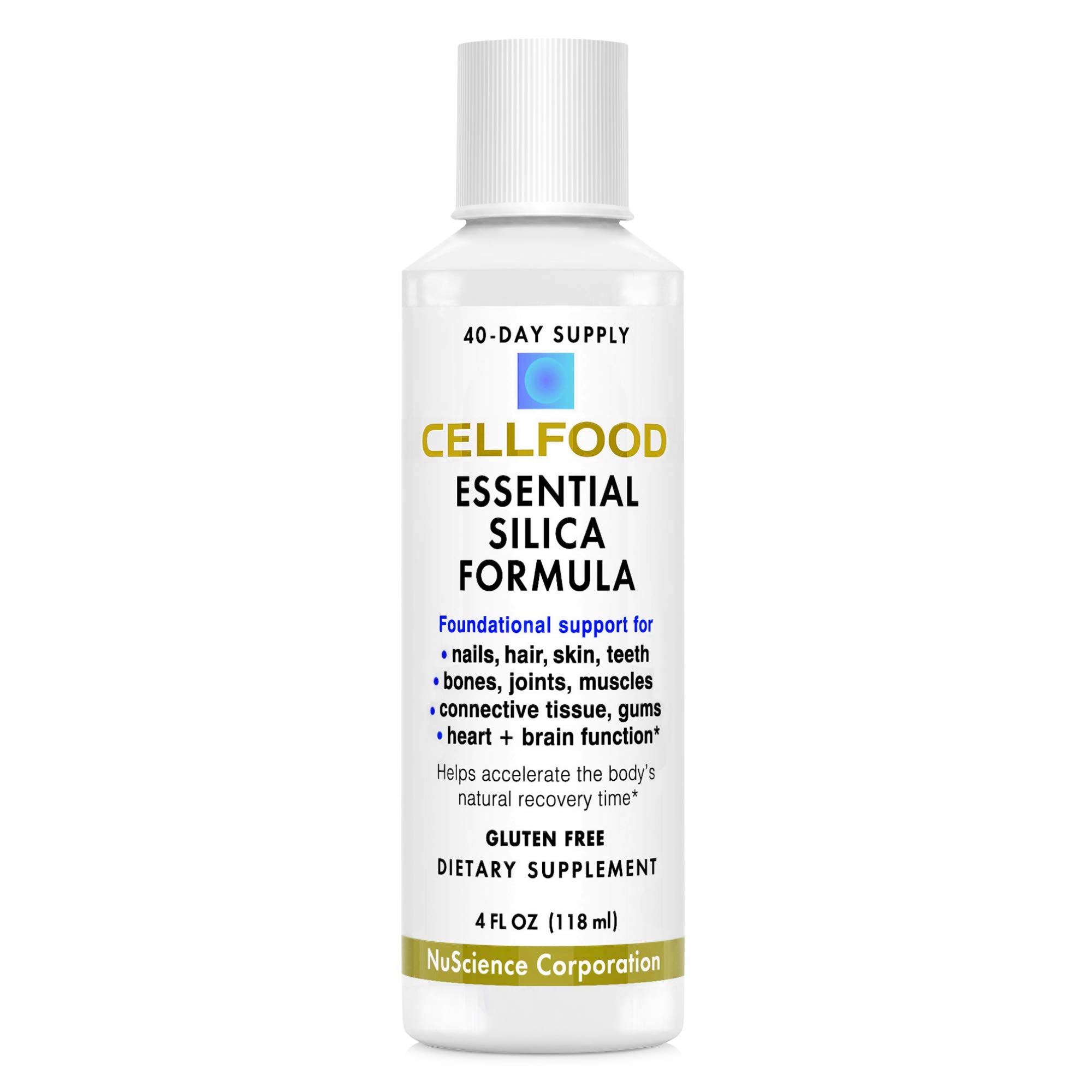 Cellfood Essential Silica Anti-Aging Formula, 4 fl oz - Supports Healthy Bones, Joints, Hair Cellfood buy supplements canada