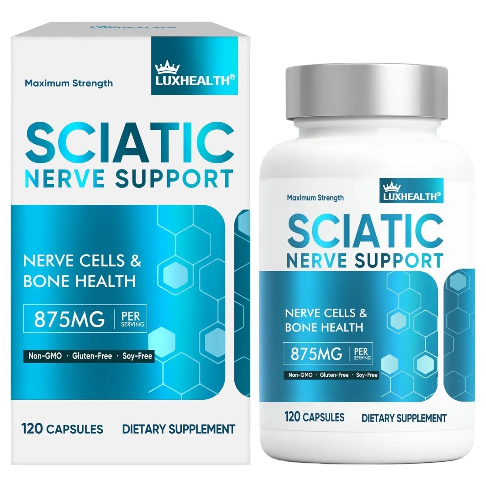 Sciatic Nerve Support Supplement, 120 Capsules Nerve Savior for Neuropathy, Premium Formula with Natural Botanical & Vitamin Complex Vivaherbal buy supplements canada