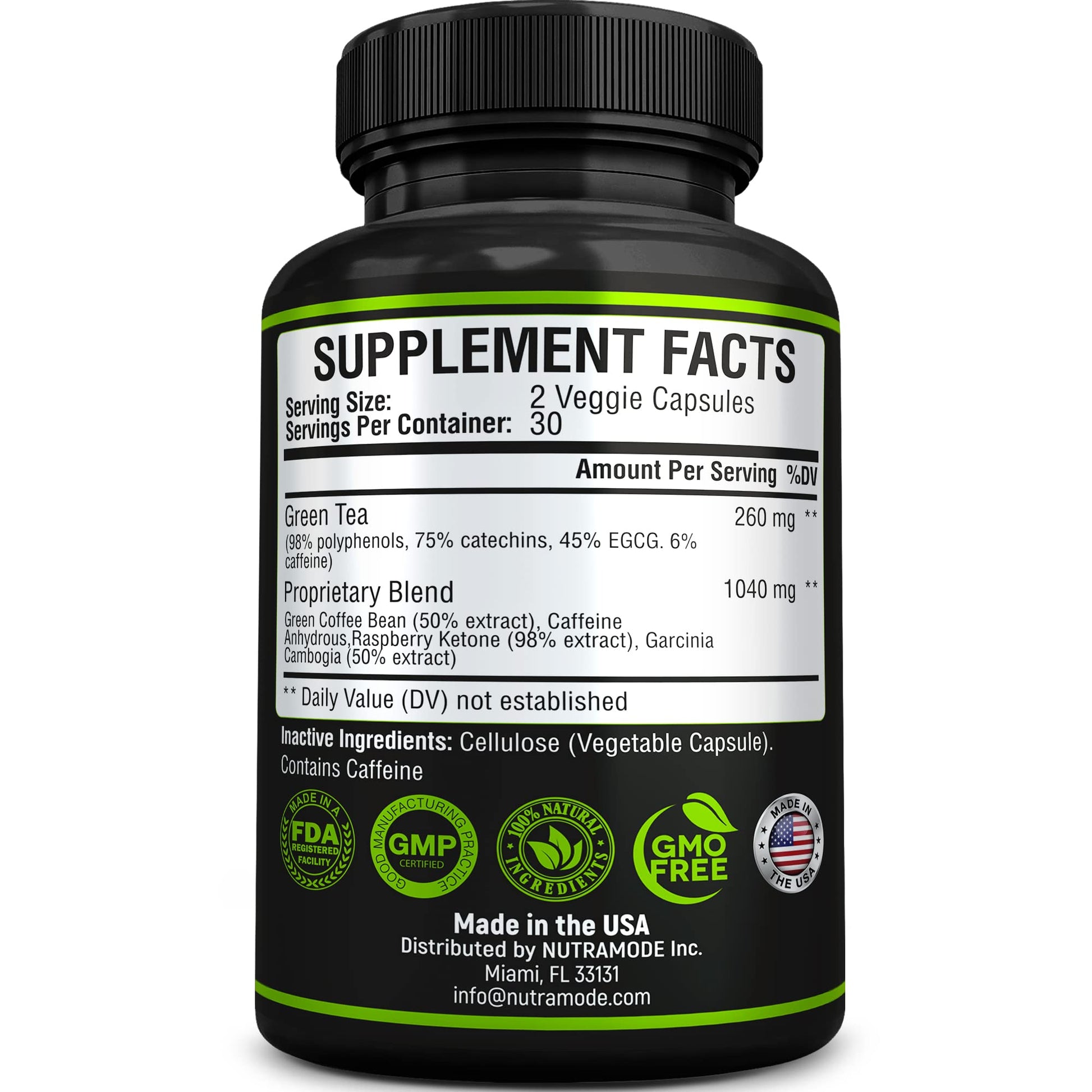 Premium Green Tea Extract Fat Burner Supplement EGCG-Natural Appetite Suppressant NUTRAMODE buy supplements canada