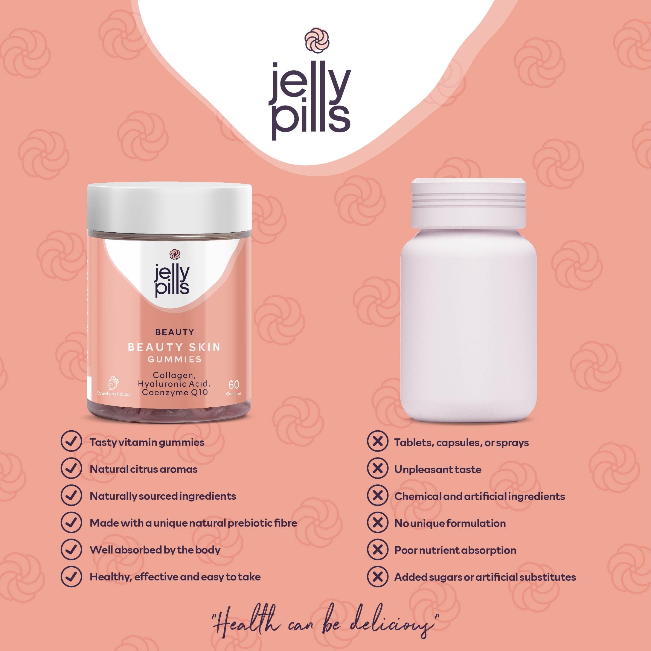 Jelly Pills® Hydrolyzed Collagen Gummies with Hyaluronic Acid and Coenzyme Q10 Jelly Pills buy supplements canada