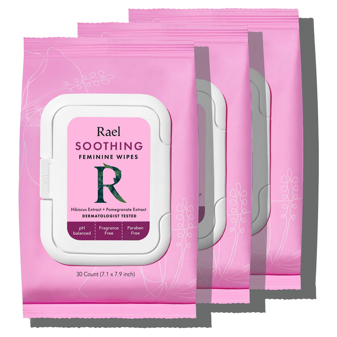 Rael Feminine Wipes, Soothing Wipes for Women - pH Balance, Clean Ingredients, All Skin Types Rael buy supplements canada