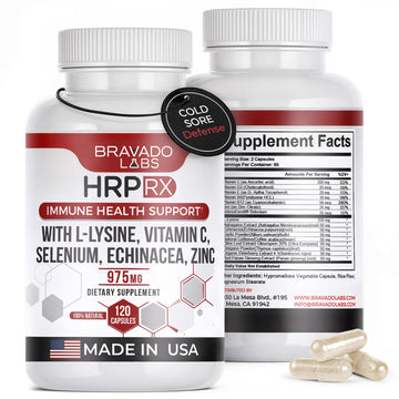 Bravado Labs L-Lysine 250mg Capsules – Immune & Cold Sore Support – Vegan, Non-GMO, Allergen-Free, 3rd-Party Tested Bravado Labs buy supplements canada