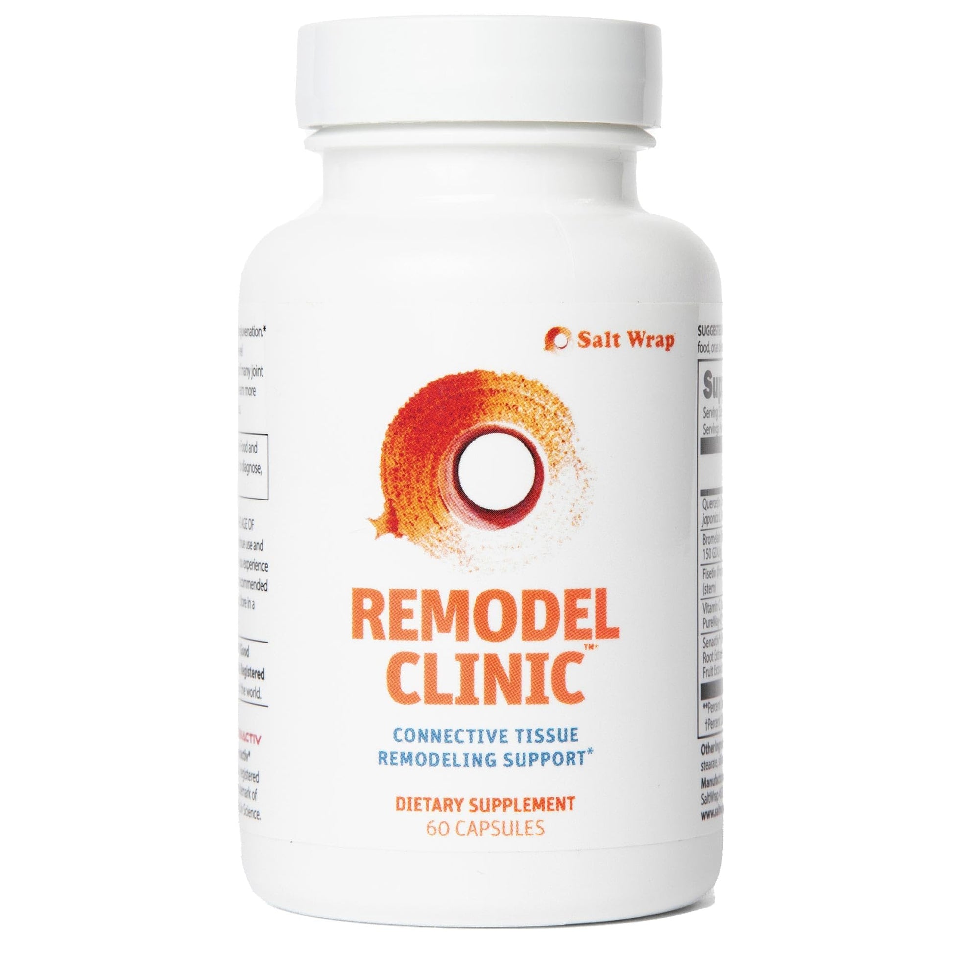 SaltWrap Remodel Clinic - Joint Remodeling Supplement for Senescent Cell Removal and Scar Tissue - Improve Mobility, Reduce Connective Tissue Stiffness - Fisetin, Quercetin, Bromelain - 60 Capsules SaltWrap buy supplements canada