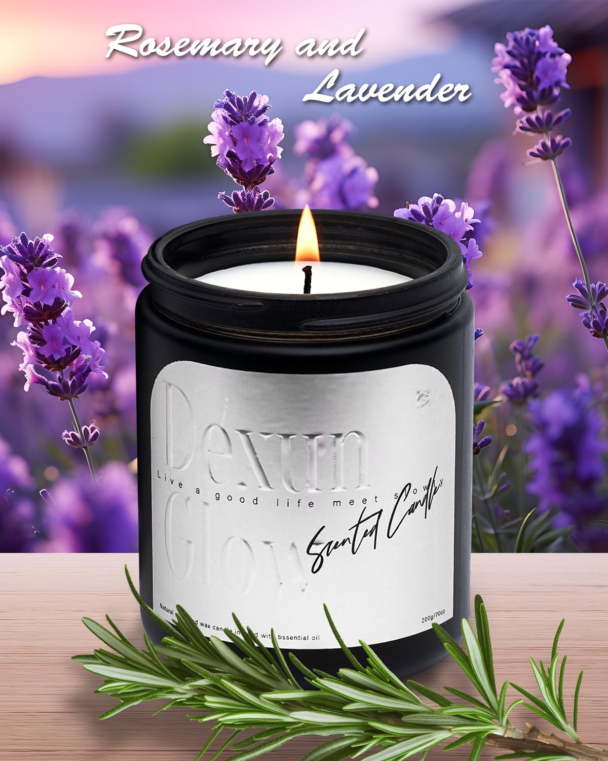 Aromatherapy Candle, Handcrafted with Natural Soy Wax and Essential Oils for Home Scented Appreciation Dexun Glow buy supplements canada