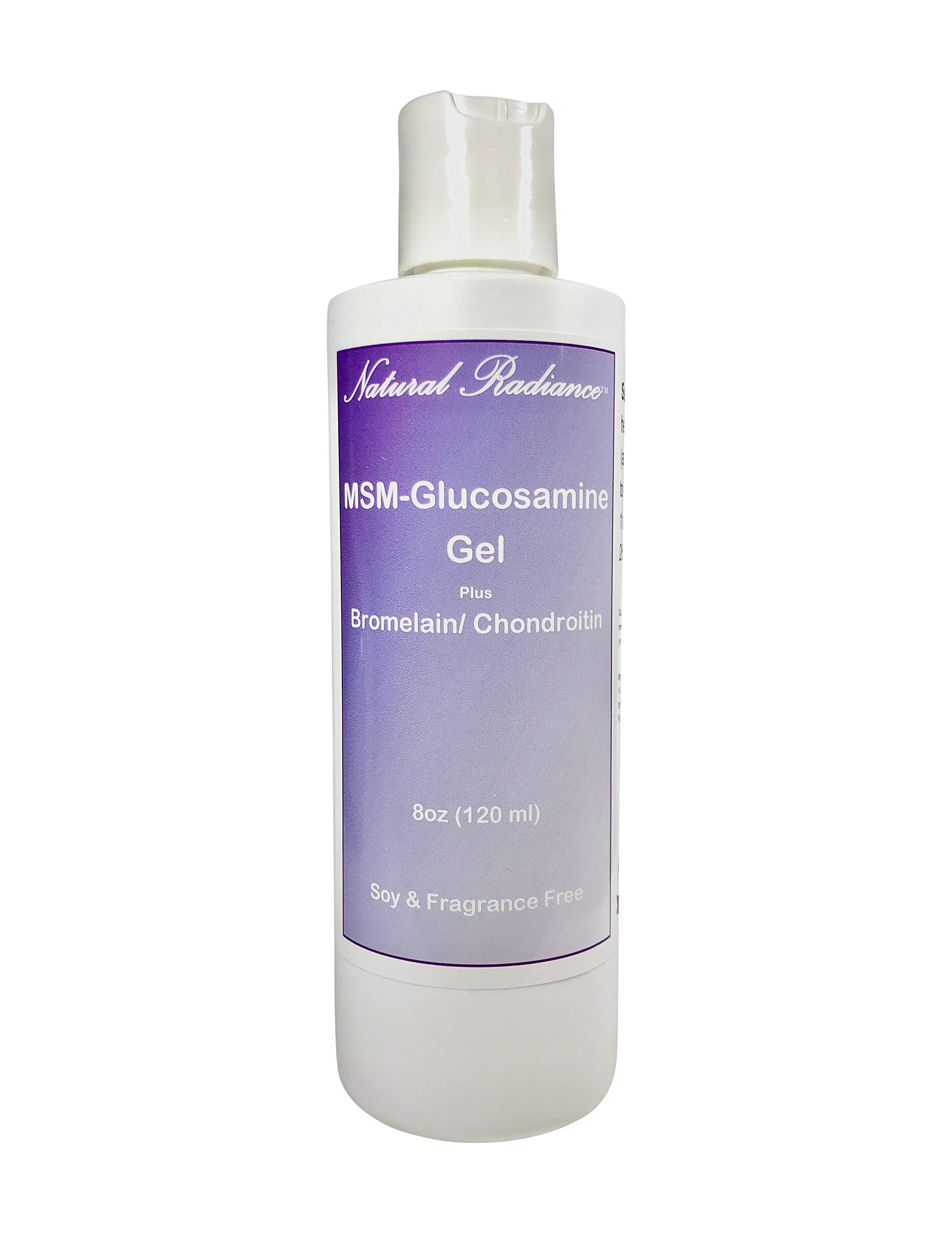 Natural Radiance MSM Plus - Glucosamine Bromelain and Chrondroitin 8 oz. Bottle - Oderless Natural Radiance buy supplements canada