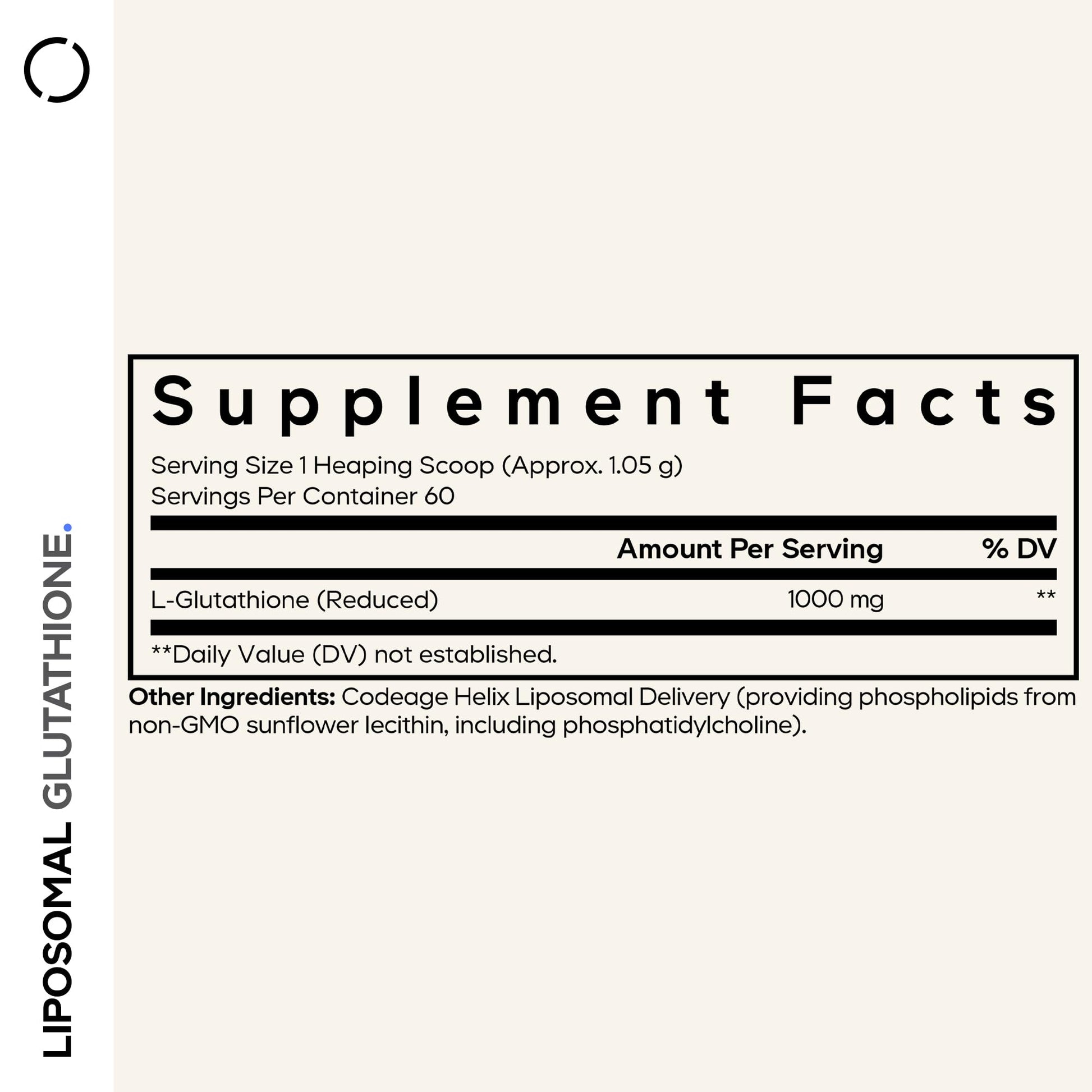 Codeage Liposomal Glutathione Powder - 1,000 mg Vegan Reduced L-Glutathione per Serving, Liposomal Delivery - 2-Month Supply - Unflavored - Phospholipid - Non-GMO Gluten-Free - 2.22 Oz Codeage buy supplements canada