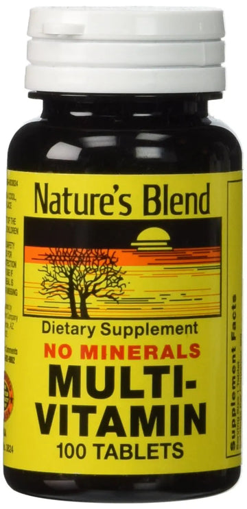 Nature's Blend Multi-Vitamin No Minerals 100 Tabs (Model: 3824) Nature's Blend buy supplements canada