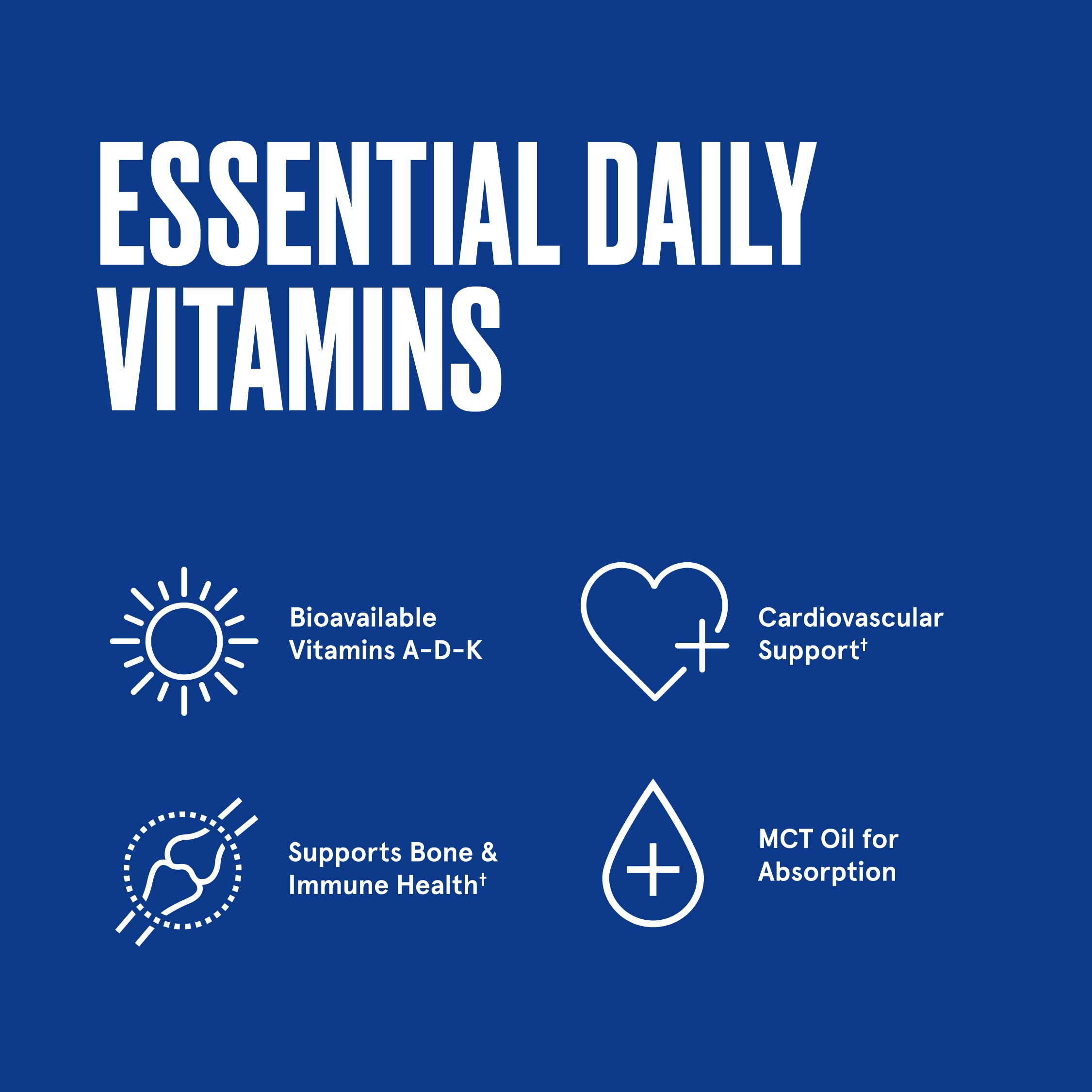 Vitamins A-D-K, 30 Softgels, 900mcg Vitamin A, with 5000 IU D3, K1, K2, K3, High Potency Bulletproof buy supplements canada