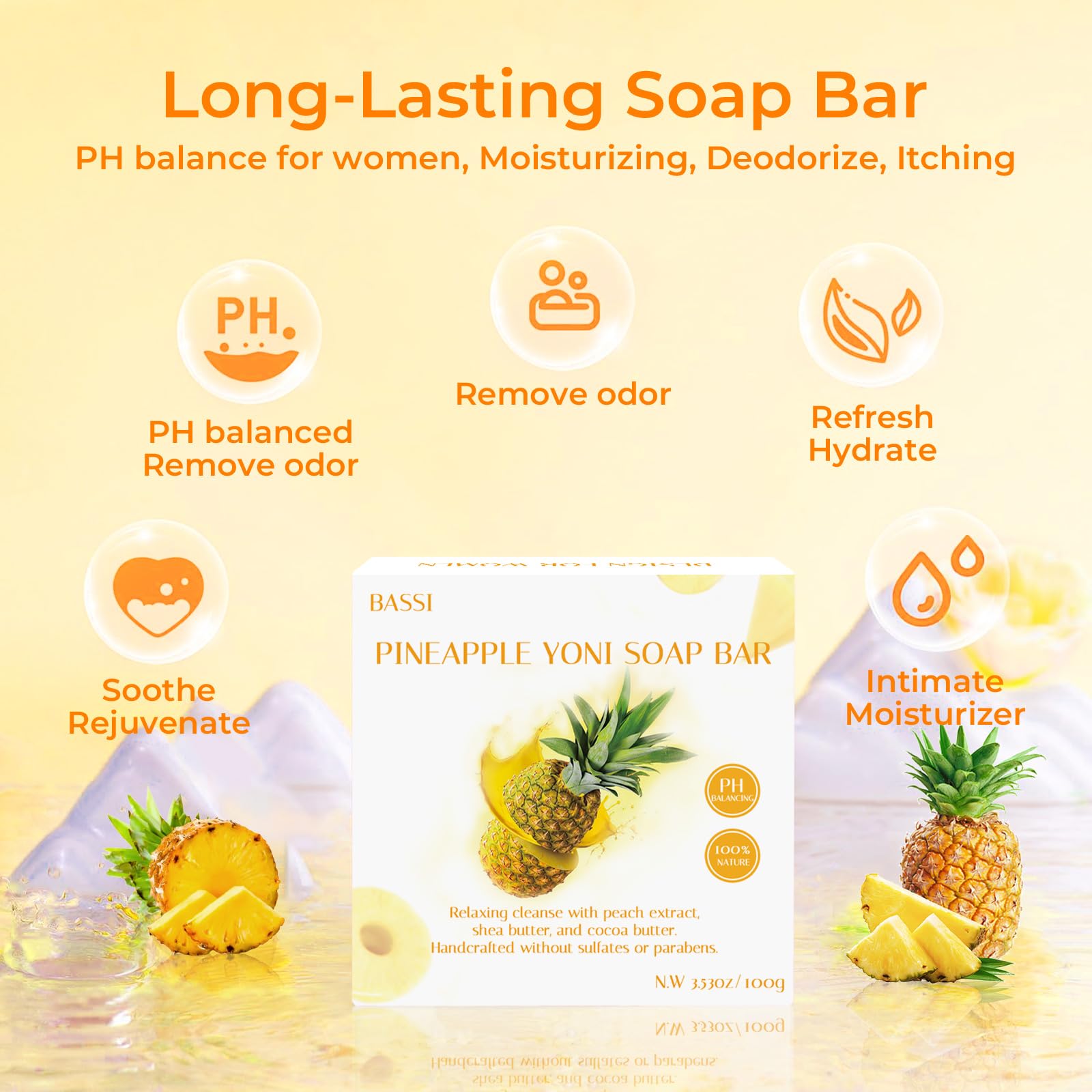 Feminine Wash & Yoni Oil & Yoni Soap Set for Women, Yoni Wash for Vaginal Ph Balance Remove Odor BASSI buy supplements canada