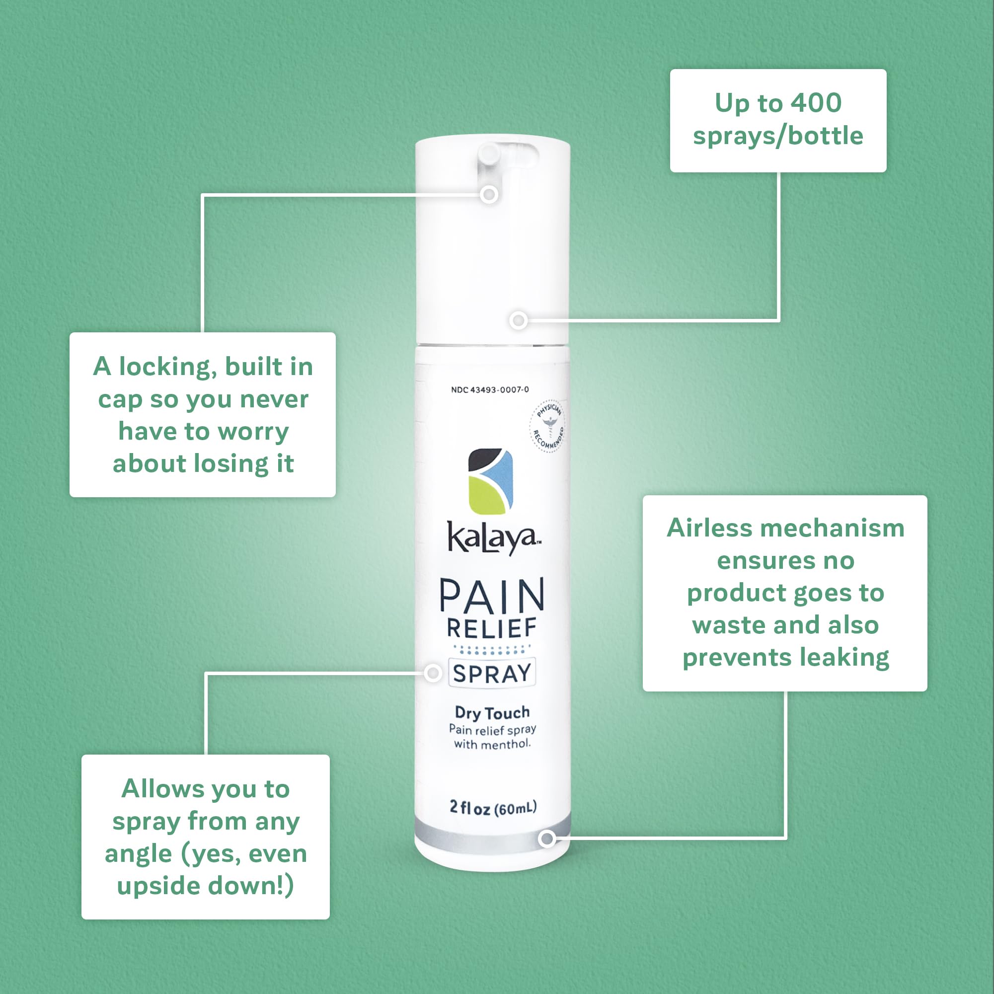 Kalaya 6X Pain Relief Arnica Cream with Massager and Active Pain Relief Spray for Joint & Muscle Pain Kalaya Naturals buy supplements canada