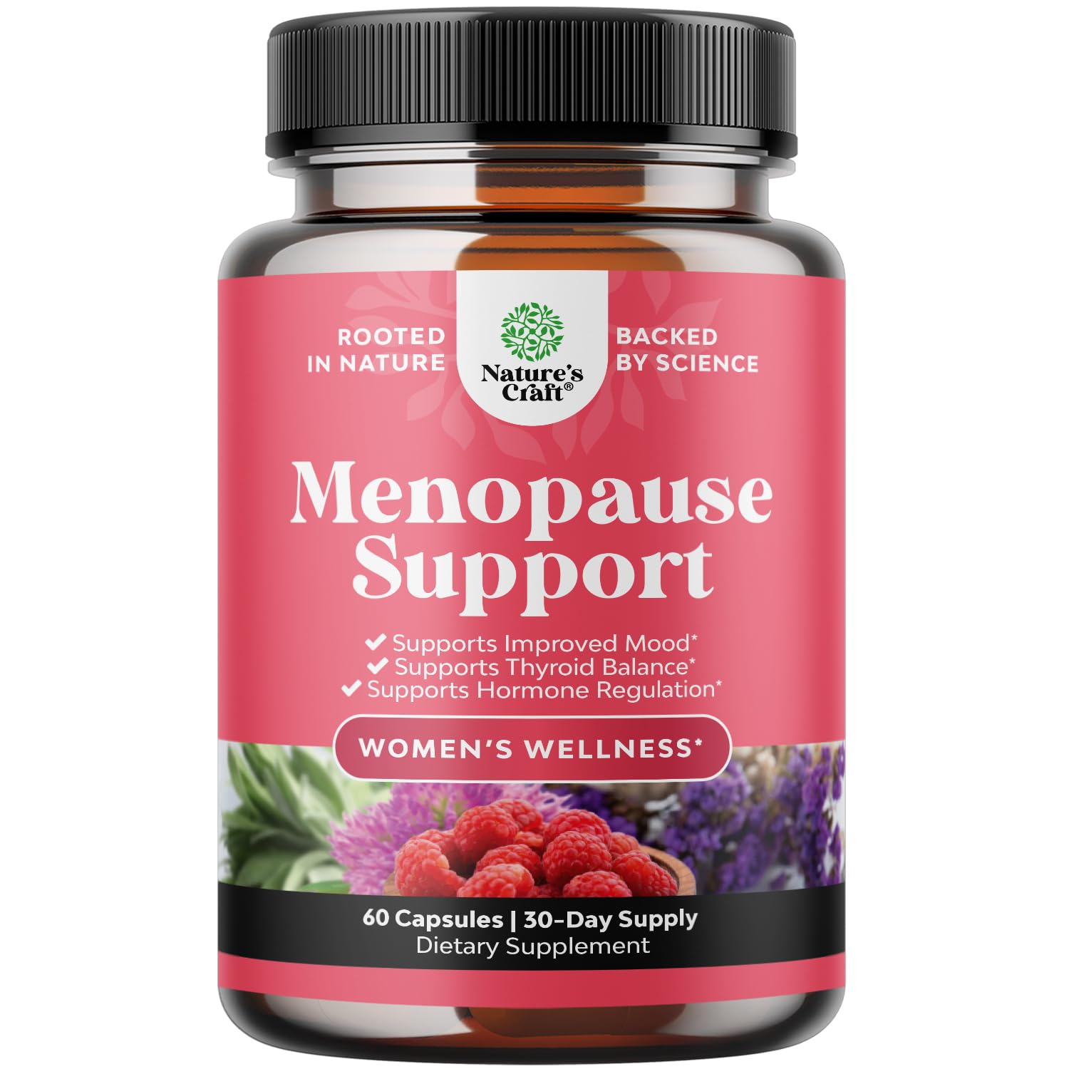 Complete Herbal Menopause Supplement for Women - Multibenefit Menopause Relief Hormone Balance Natures Craft buy supplements canada