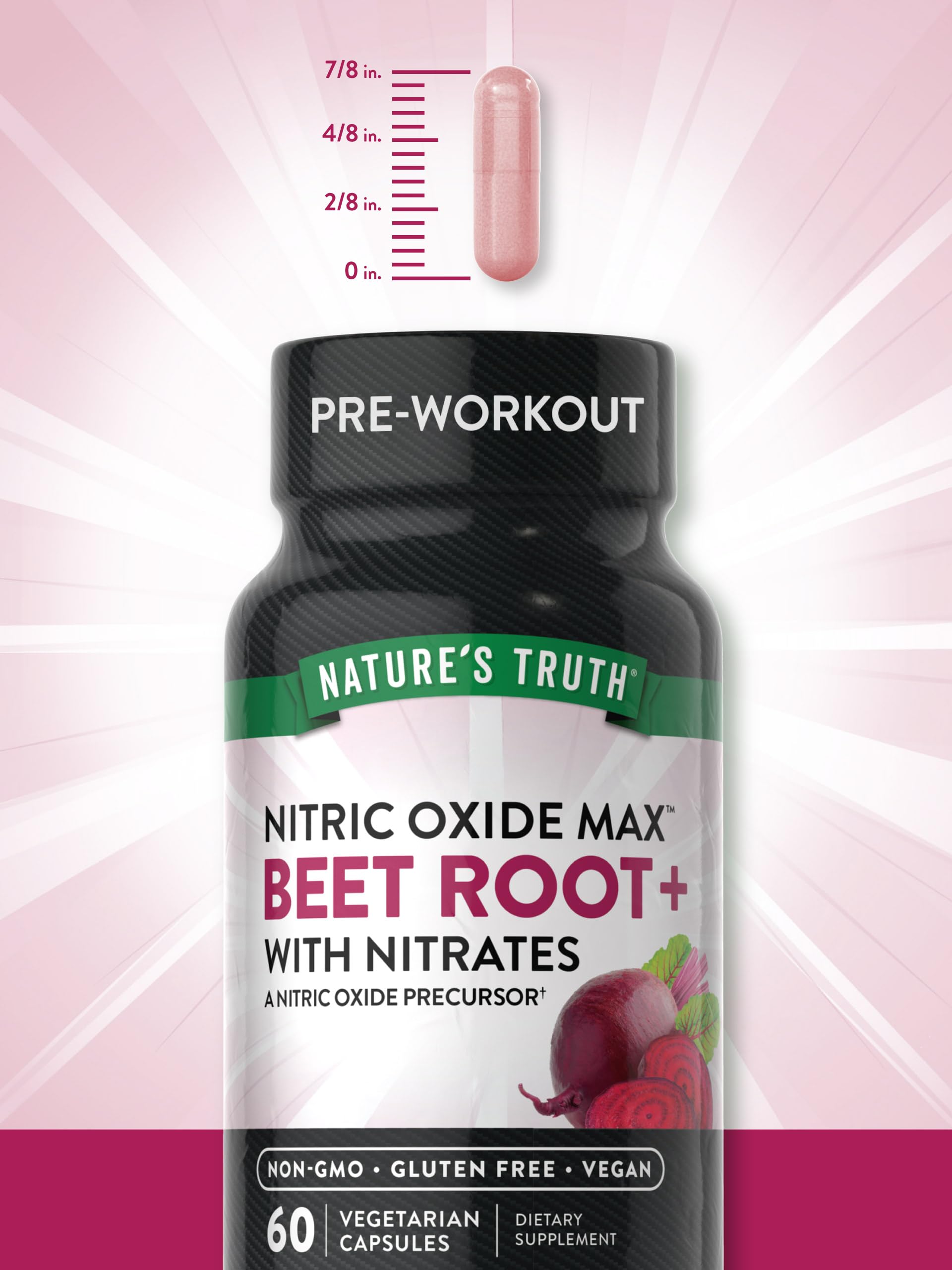Nature's Truth Beet Root Capsules | 60 Count | Nitric Oxide Supplement for Men and Women Nature's Truth buy supplements canada