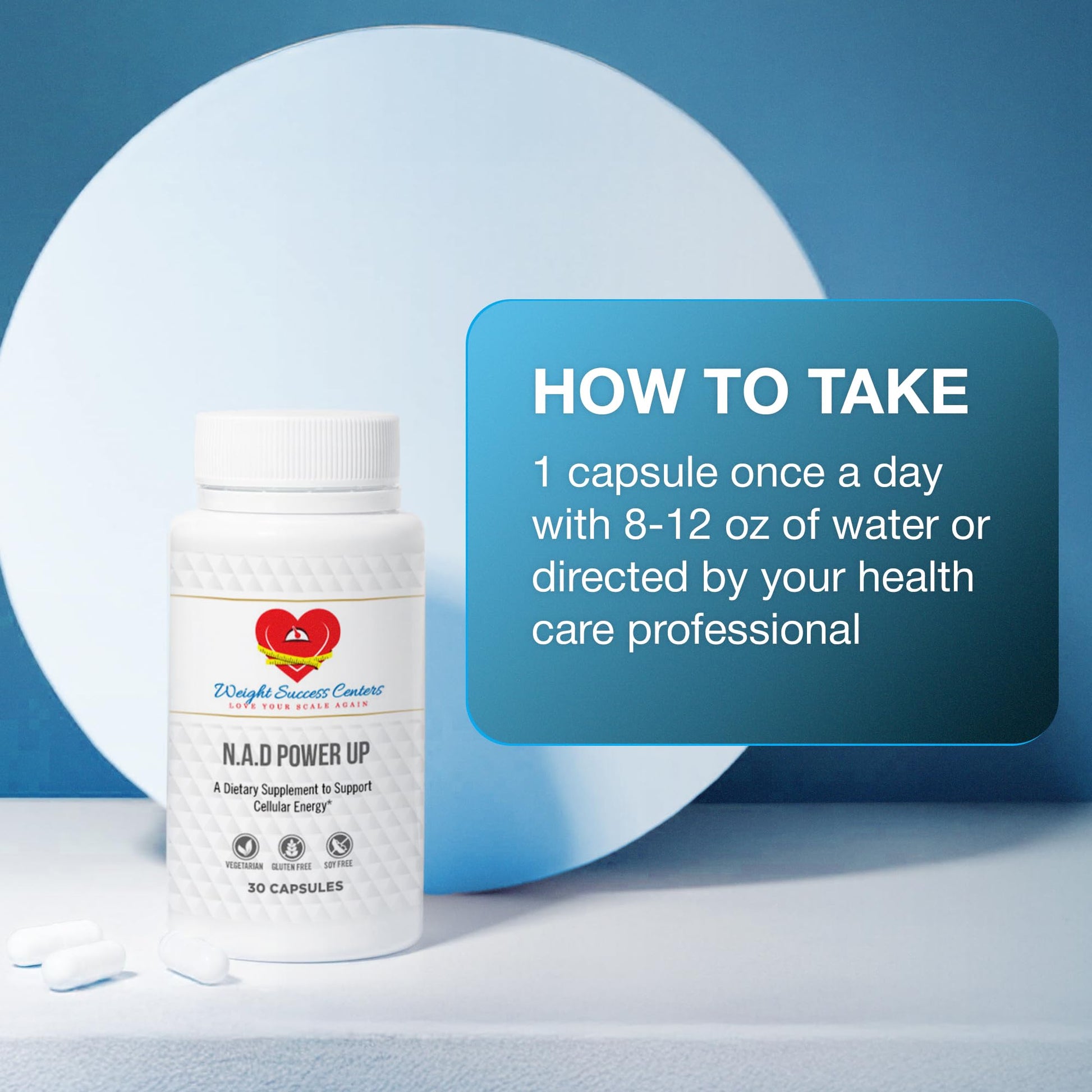 Weight Success Centers NAD+ Power Up Liposomal NAD+ Supplement – High Potency for Cellular Energy & Healthy Aging – Vegan, Gluten-Free, Non-GMO – for Men & Women – 30-Day Supply Weight Success Centers buy supplements canada