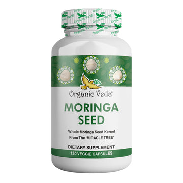Organic Veda Moringa Seed Capsules - Pure Organic Moringa Capsules Seed Powder Organic Veda buy supplements canada