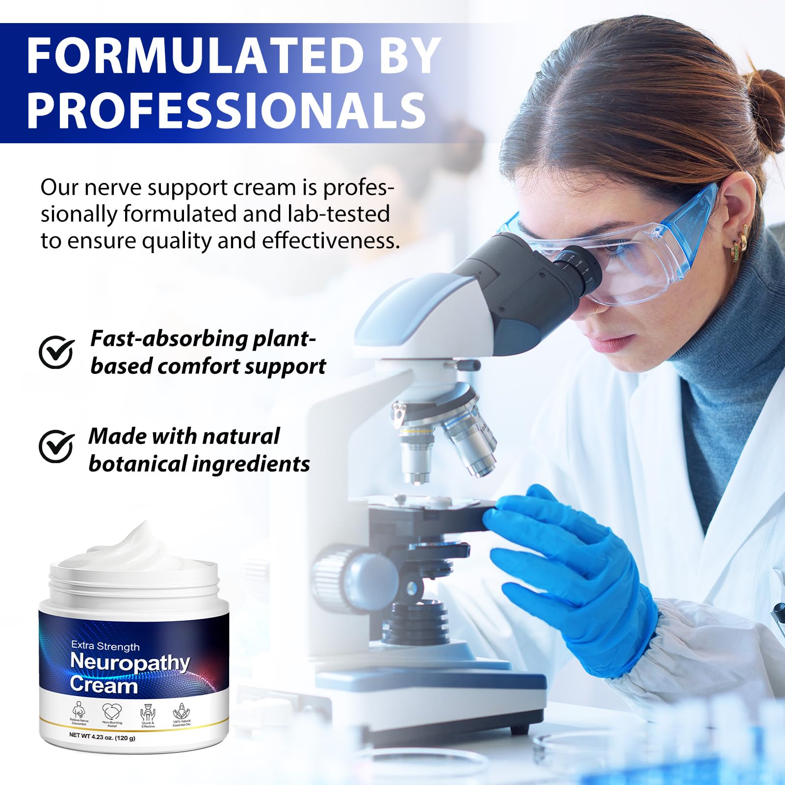 Neuropathy Cream for Feet, Legs & Hands – Lightweight, Plant-Based Formula with Cooling Comfort, 120g CFXYHNOX buy supplements canada