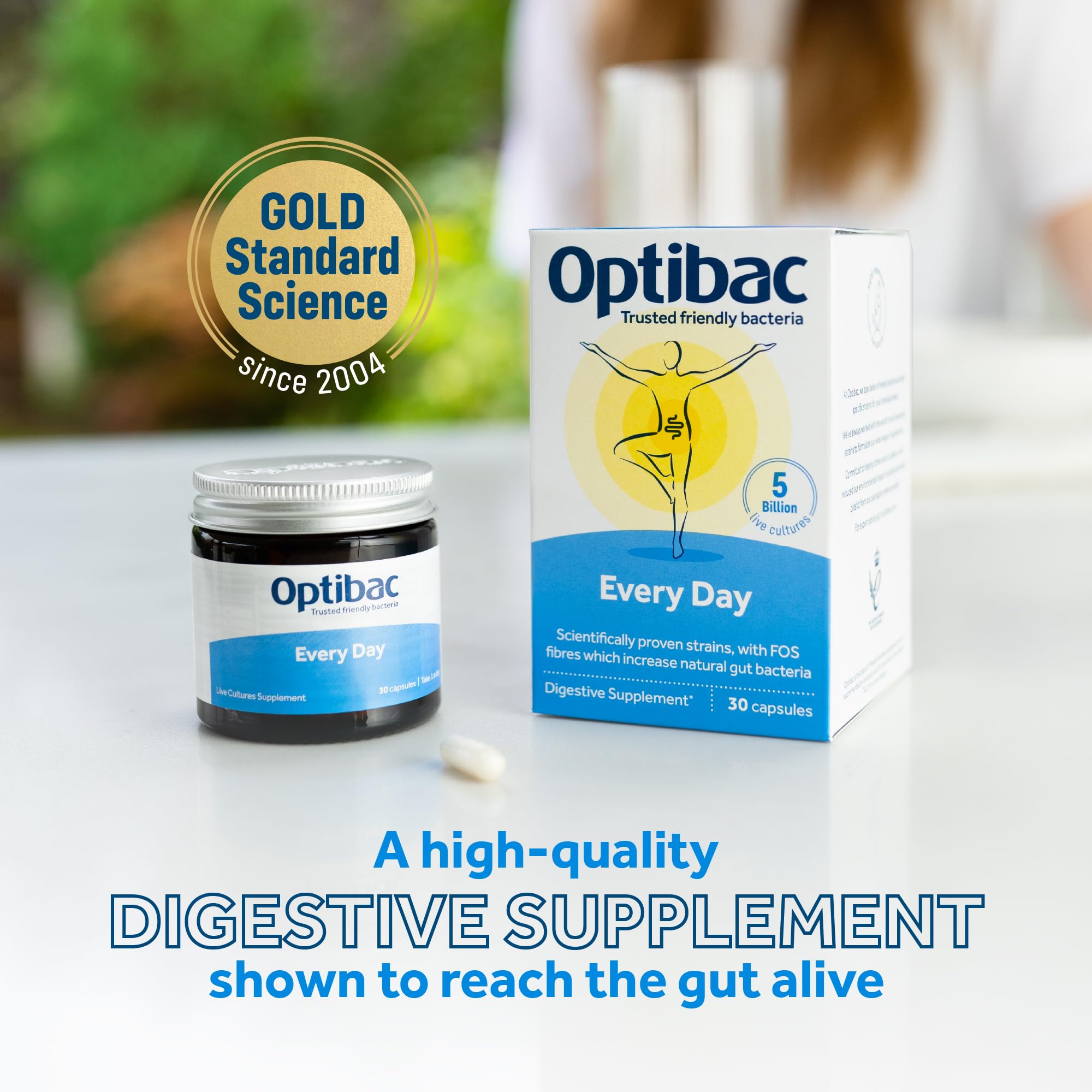 Optibac Probiotics Every Day - Digestive Probiotic Supplement with 5 Billion Bacterial OptiBac buy supplements canada