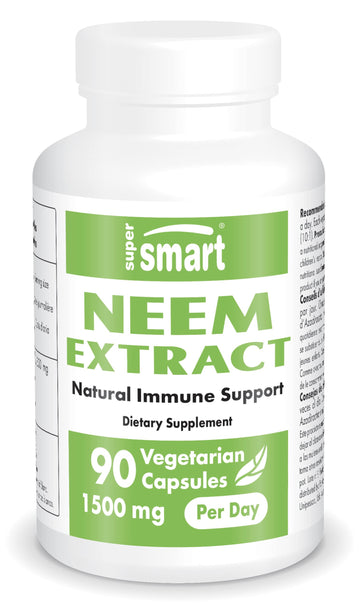 Supersmart - Neem Supplement 1500 mg per Day (Azadirachta Indica Leaf Oil Extract) Supersmart buy supplements canada