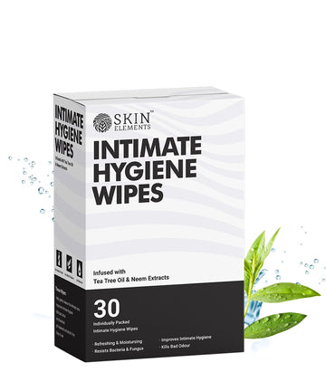 Skin Elements Intimate Hygiene Wipes | pH Balanced Wipes with Tea Tree Oil | Avoids Itching and Bad Odor Skin Elements buy supplements canada