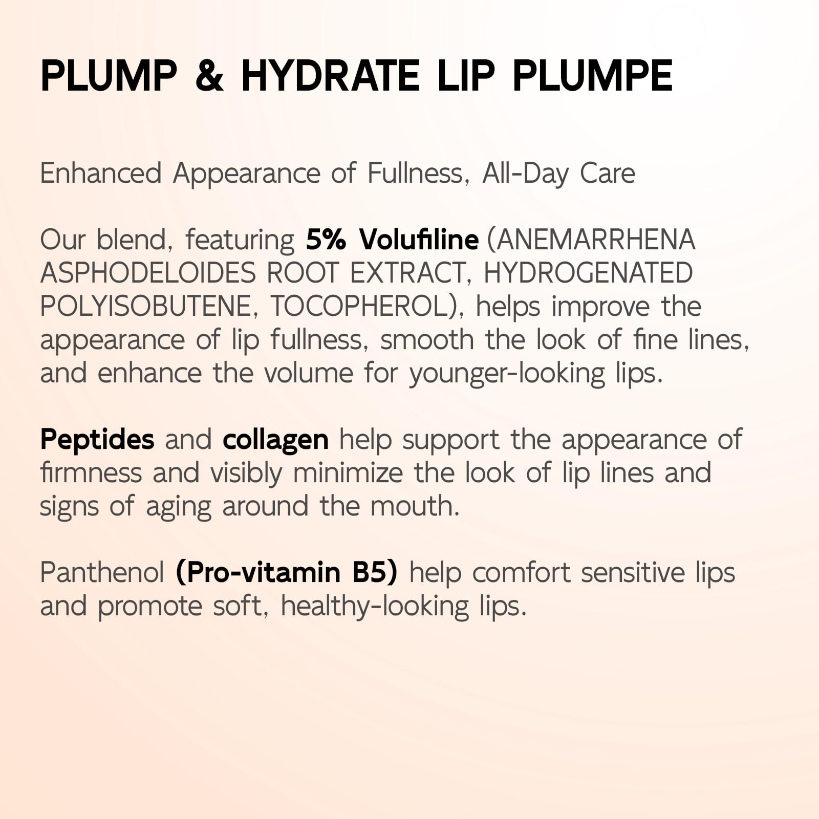 YouthVibe 5% Volufiline Lip Plumper, Nourishing & Anti Aging Over Time with Squalane, Shea Butter, Collagen, Peptide & PDRN - No Burning, No Tingling for Gentle Daily Plumping YouthVibe buy supplements canada