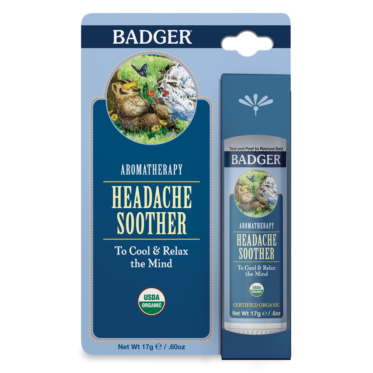 Badger Headache Soother - .6 oz Stick Badger buy supplements canada