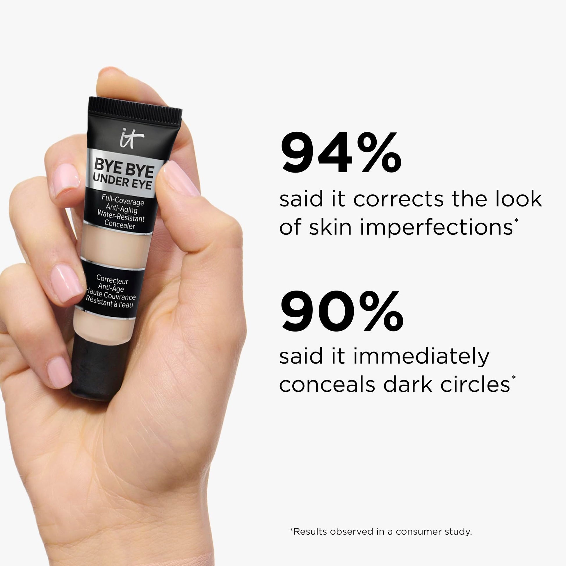 IT Cosmetics Bye Bye Under Eye Concealer (Light Nude) - Water-Resistant, Full Coverage Brightening Concealer For Dark Circles, Fine Lines, Redness & Discoloration, Anti-Aging, 24H Wear - 0.4 fl oz IT Cosmetics buy supplements canada