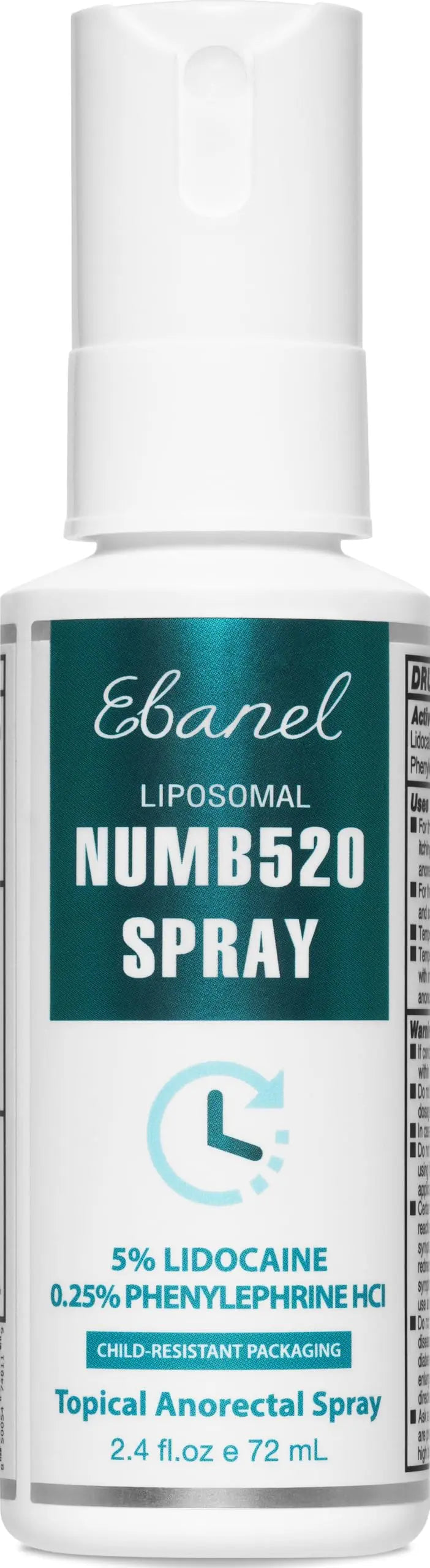 Ebanel 5% Lidocaine Spray Pain Relief Numb520 Burn Itch Relief Numbing Spray for Skin, Topical Anesthetic Postpartum Hemorrhoid Treatment with Phenylephrine for Local and Anorectal Uses EBANEL LABORATORIES buy supplements canada