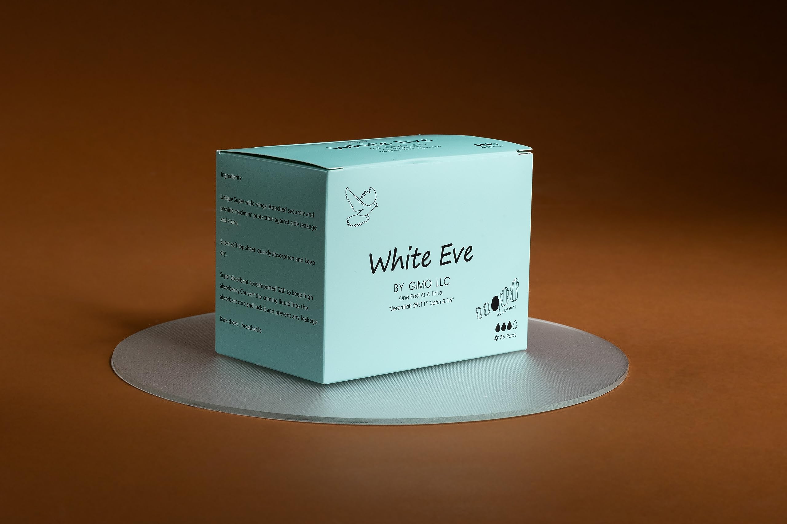 WHITE EVE Sanitary Pad Ultra Thin Sanitary Pads for Women with Fast Absorption and Leak Guard WHITE EVE buy supplements canada