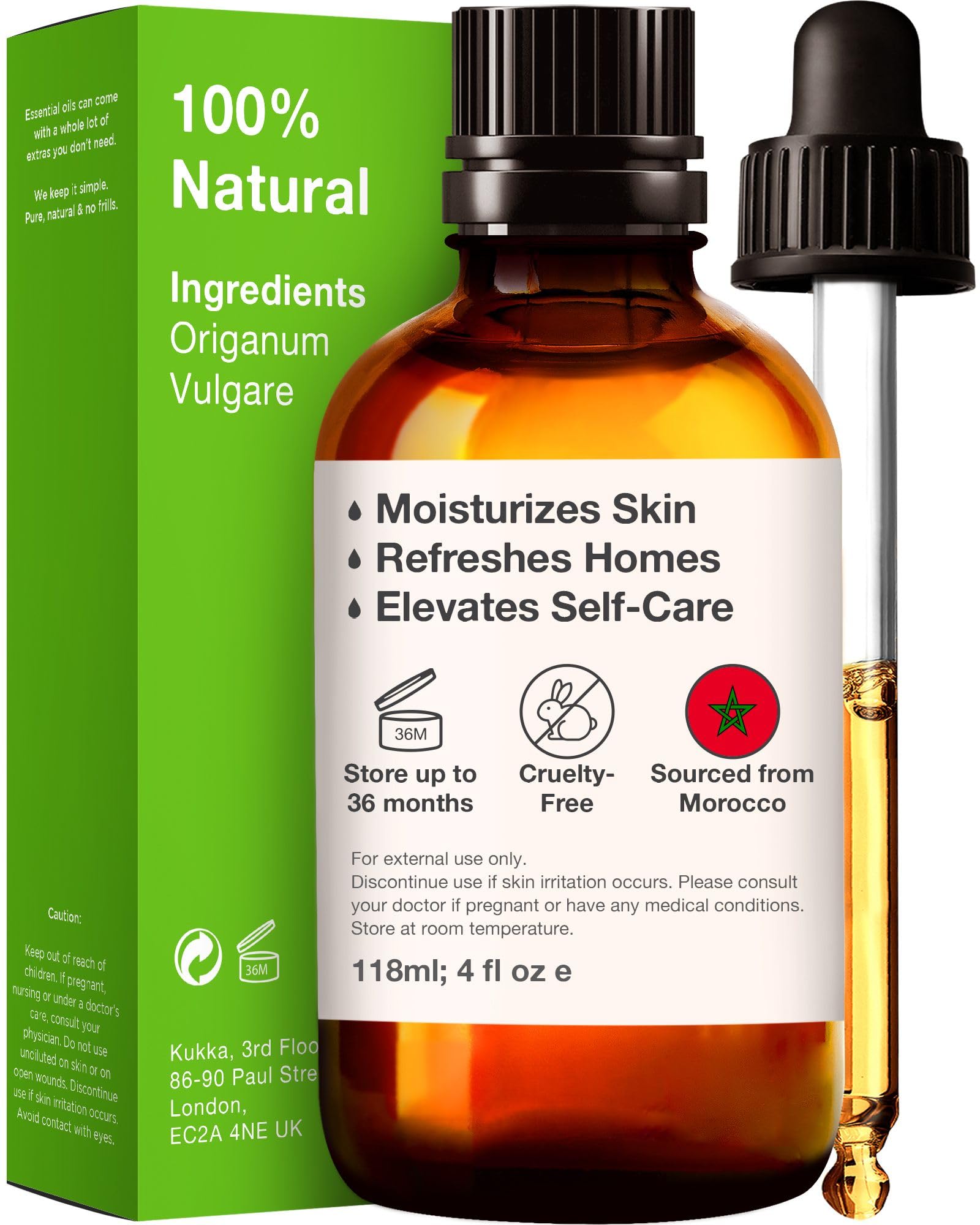KUKKA Oregano Oils - Natural Oils (4 fl oz) KUKKA essential oils buy supplements canada