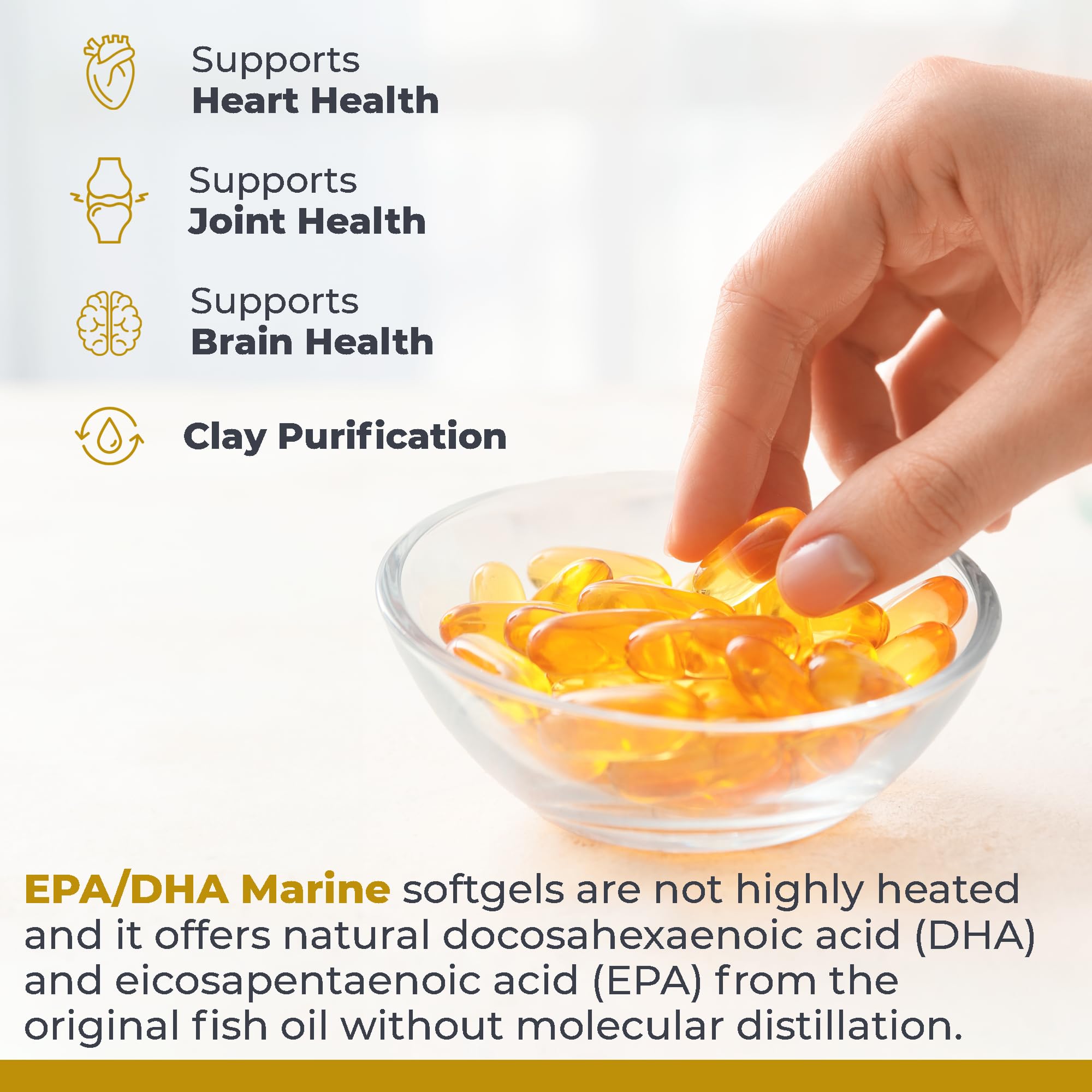 Premier Research Labs EPA DHA Marine Softgels - Omega 3 Fish Oil, EPA DHA Omega 3 Supplement, Fatty Acids for Women & Men, Natural - 90 Softgel Capsules Premier Research Labs buy supplements canada