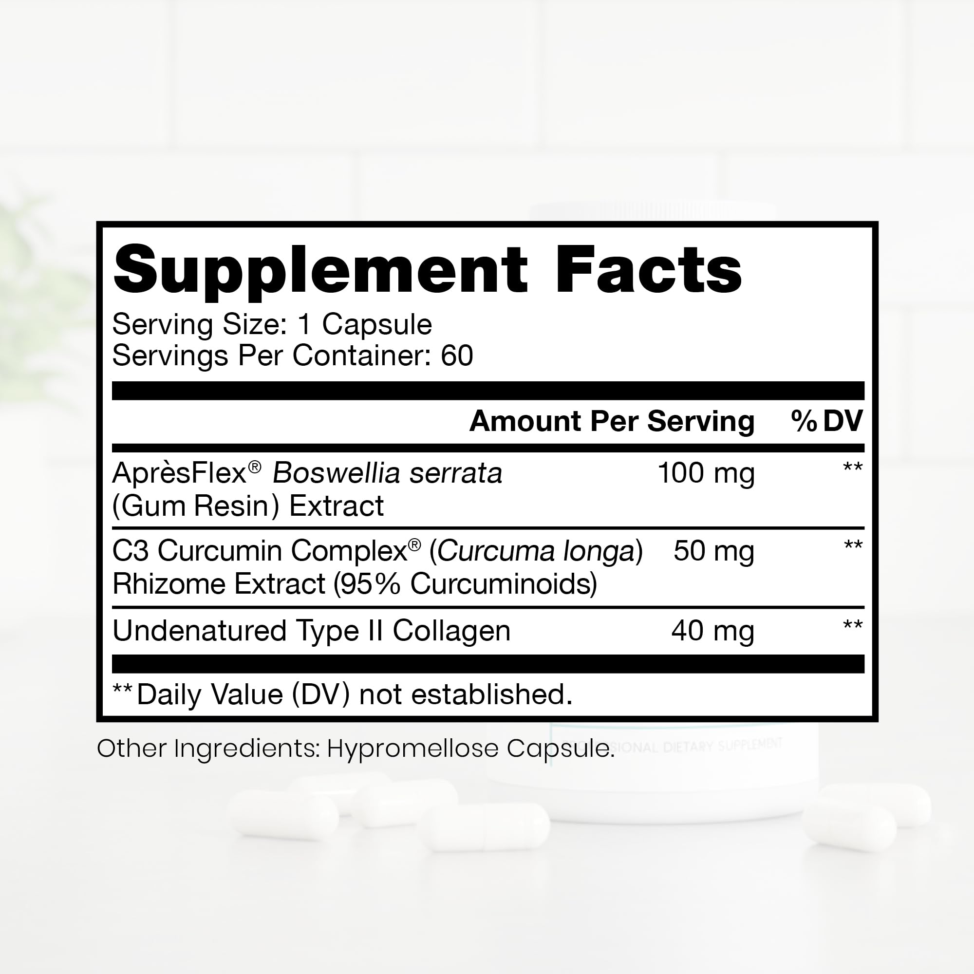 Pure Therapro Rx Boswellia, Curcumin, & Type II Collagen Joint Health Supplement | Made in the USA | Joint Care 60 Capsules, 2-Month Supply Pure Therapro Rx buy supplements canada