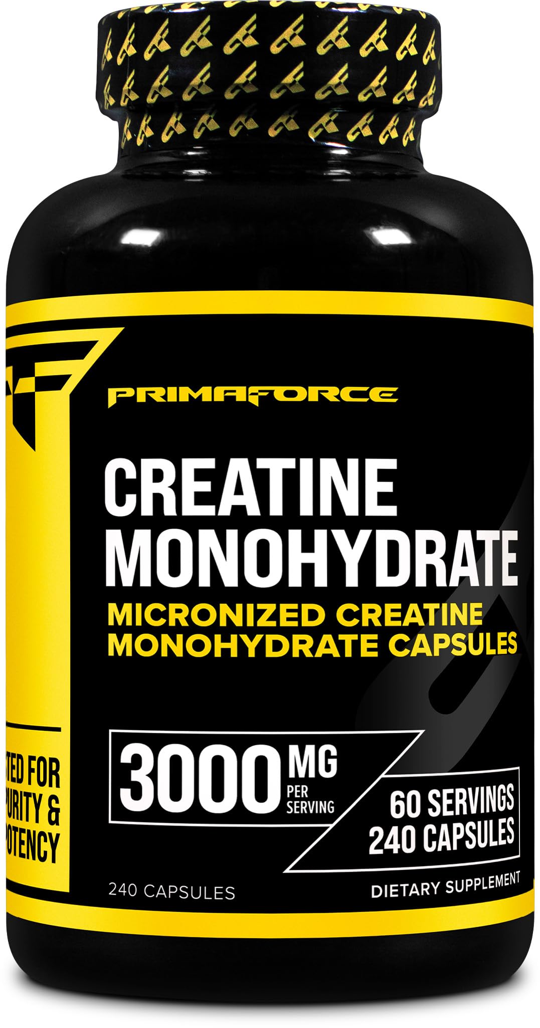Primaforce Creatine Monohydrate Capsules - 240 Capsules, 3,000mg per Serving, Gluten Free and Non-GMO Primaforce buy supplements canada